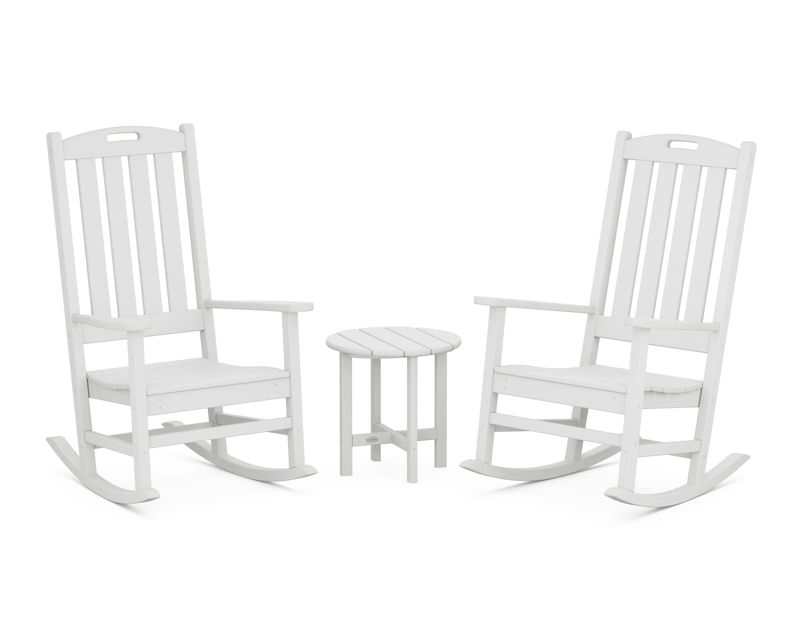 Nautical 3-Piece Porch Rocking Chair Set