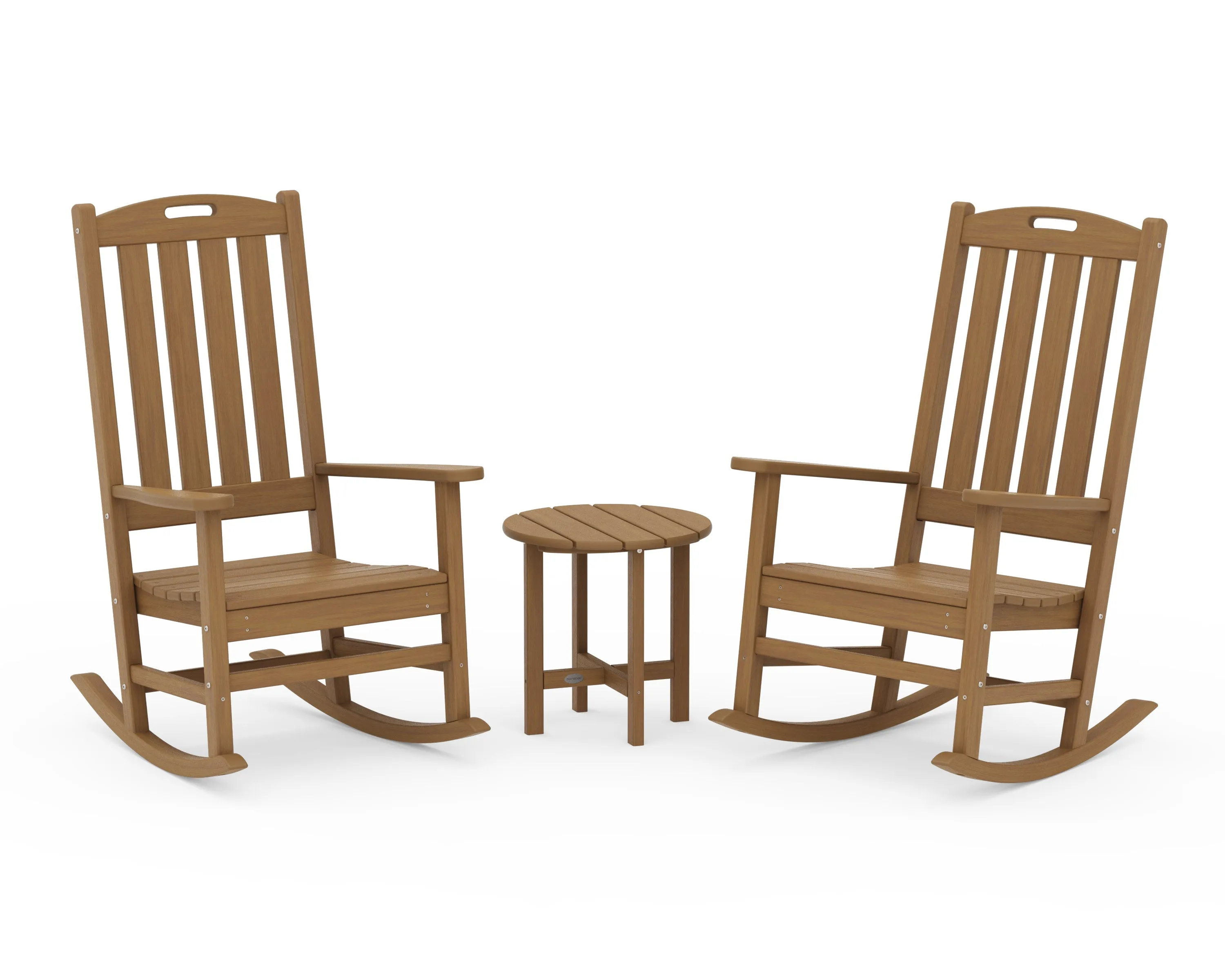 Nautical 3-Piece Porch Rocking Chair Set