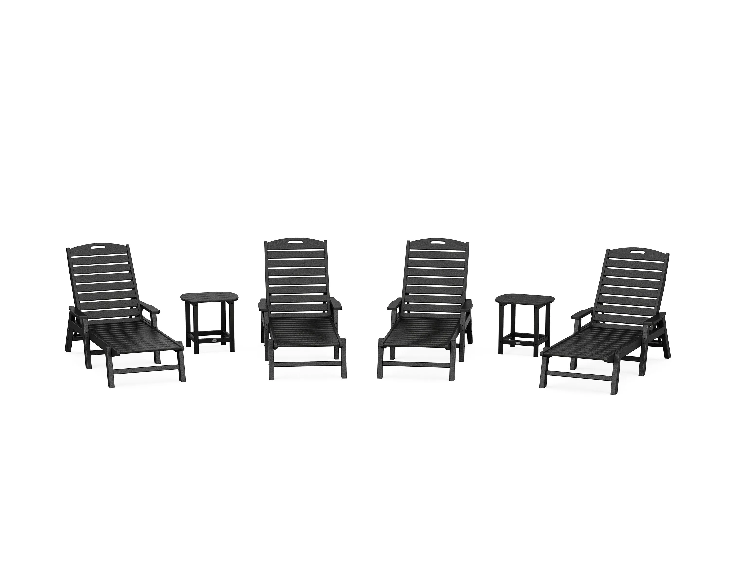 Nautical Chaise 6-Piece Set with Arms