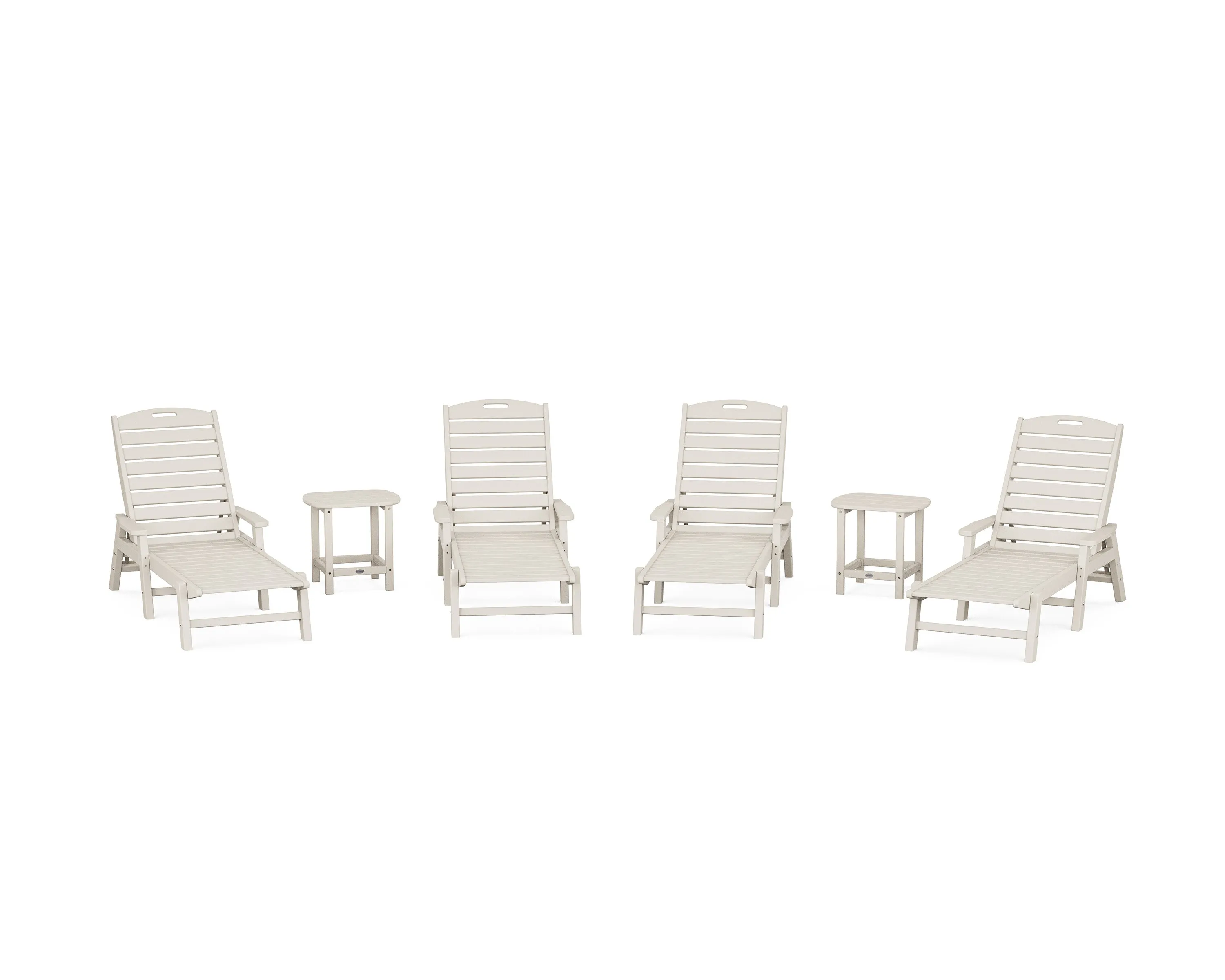 Nautical Chaise 6-Piece Set with Arms