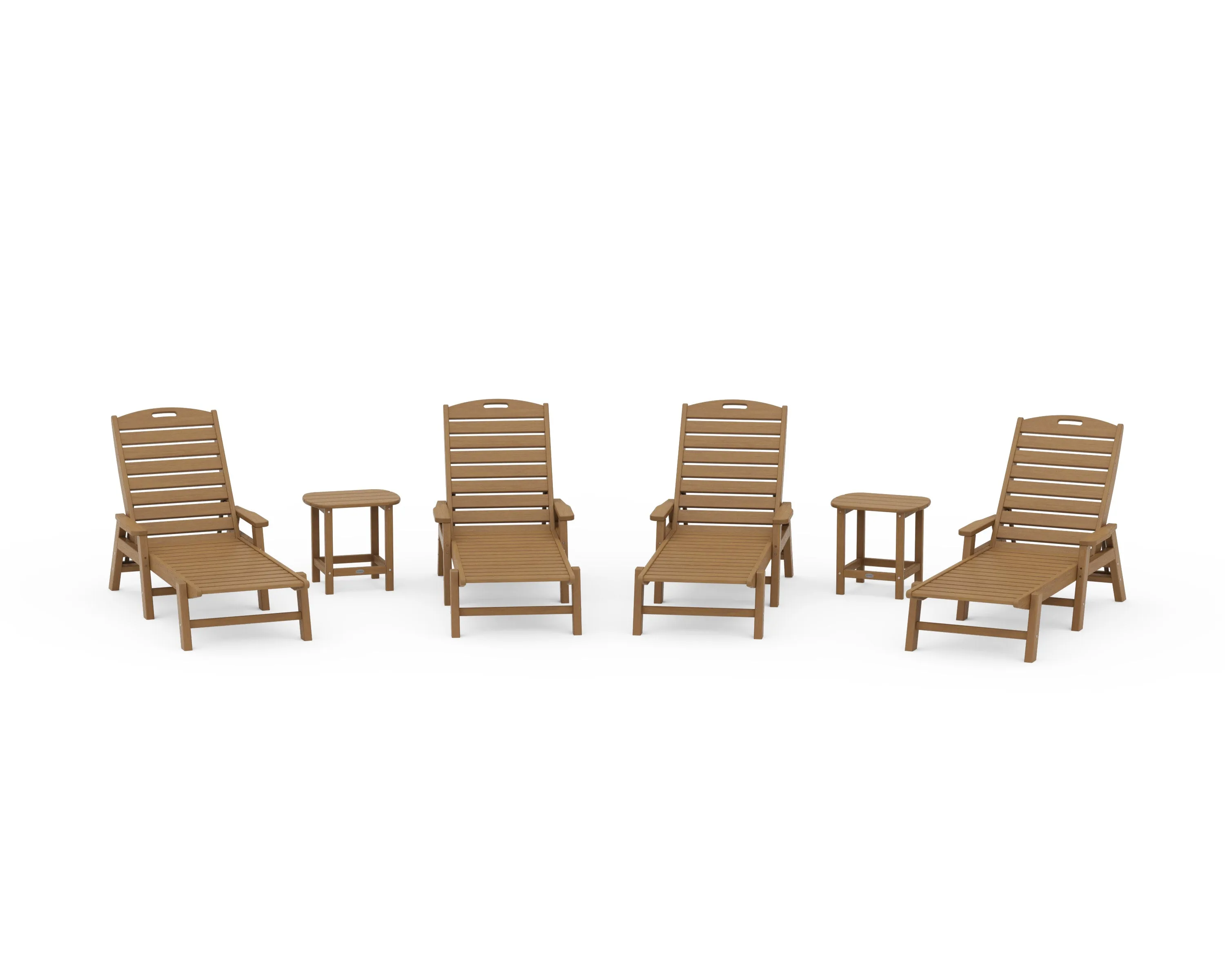 Nautical Chaise 6-Piece Set with Arms