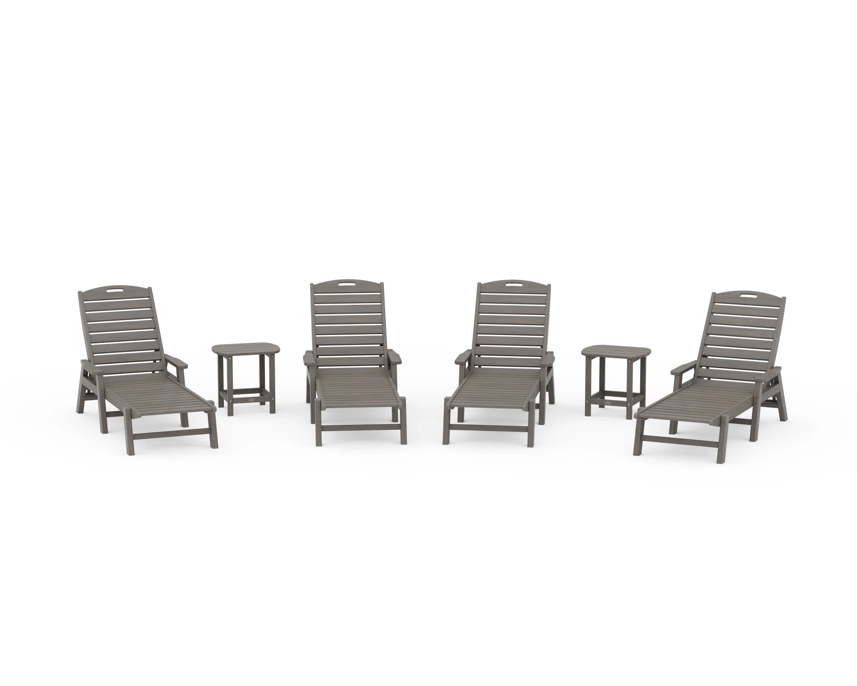 Nautical Chaise 6-Piece Set with Arms