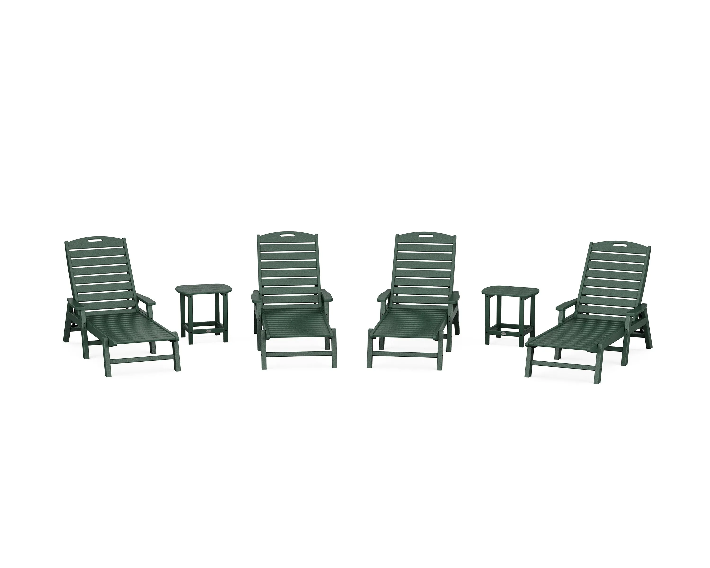 Nautical Chaise 6-Piece Set with Arms