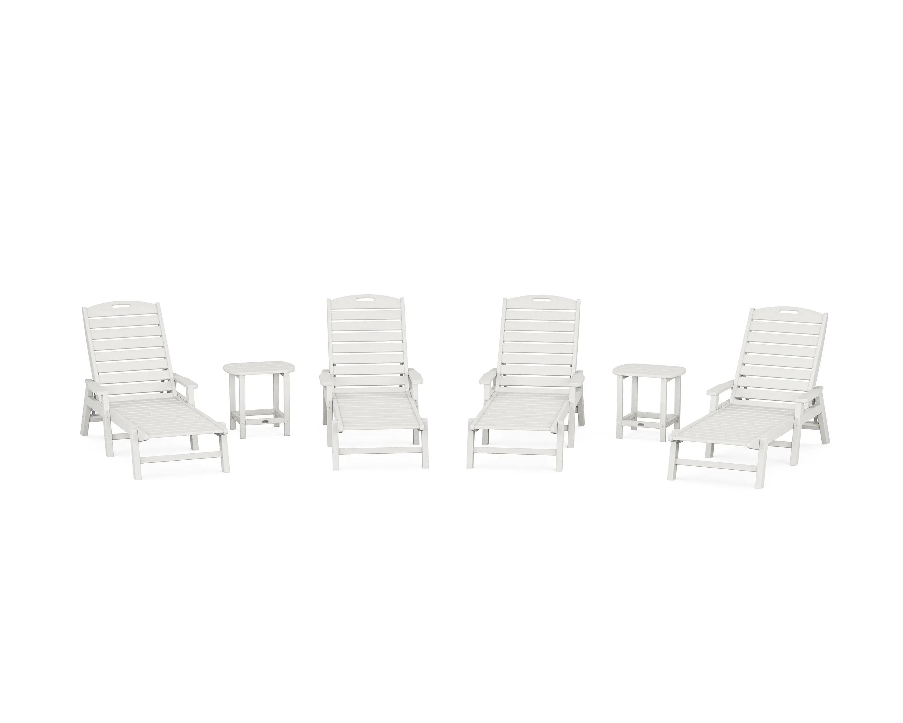 Nautical Chaise 6-Piece Set with Arms