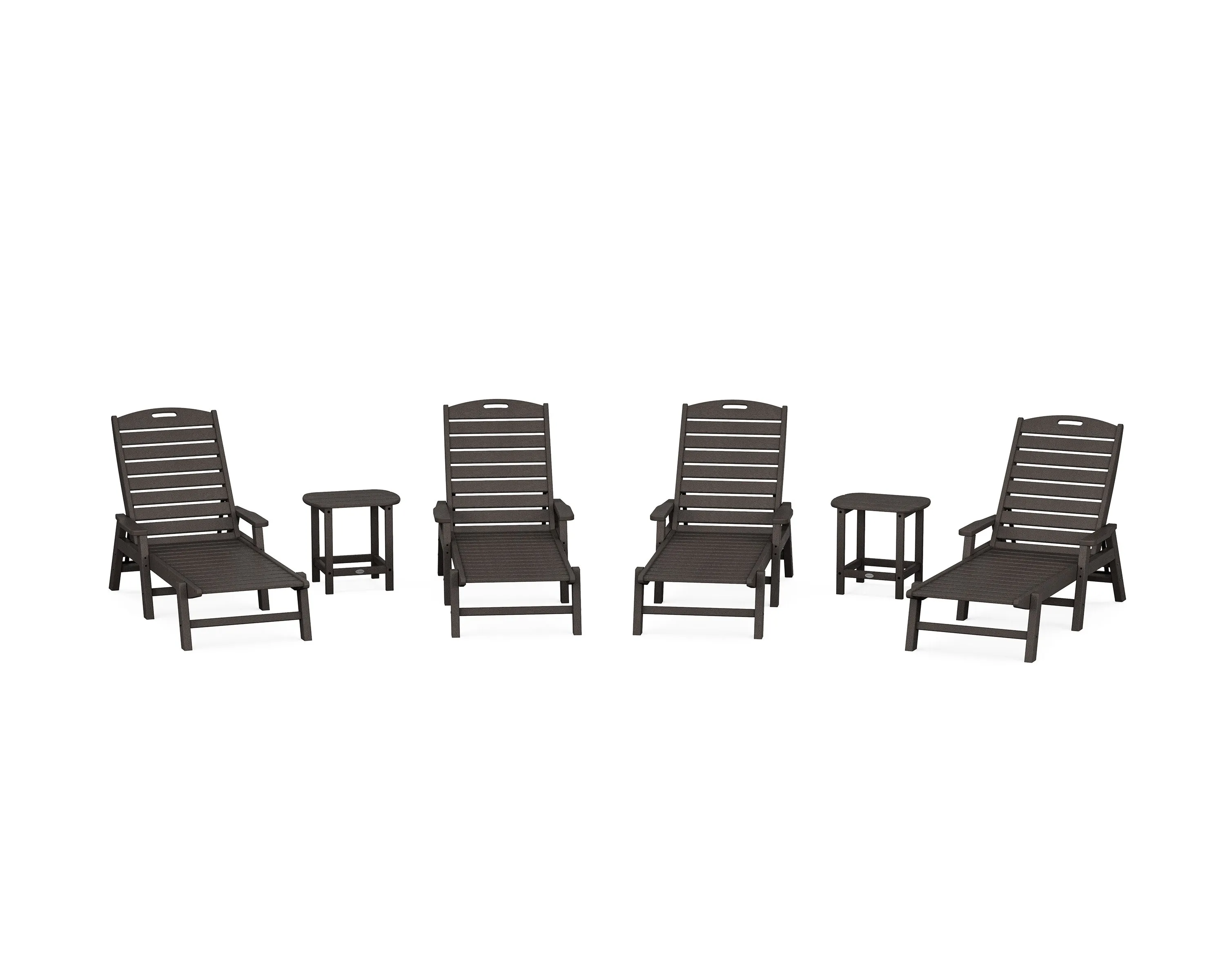 Nautical Chaise 6-Piece Set with Arms