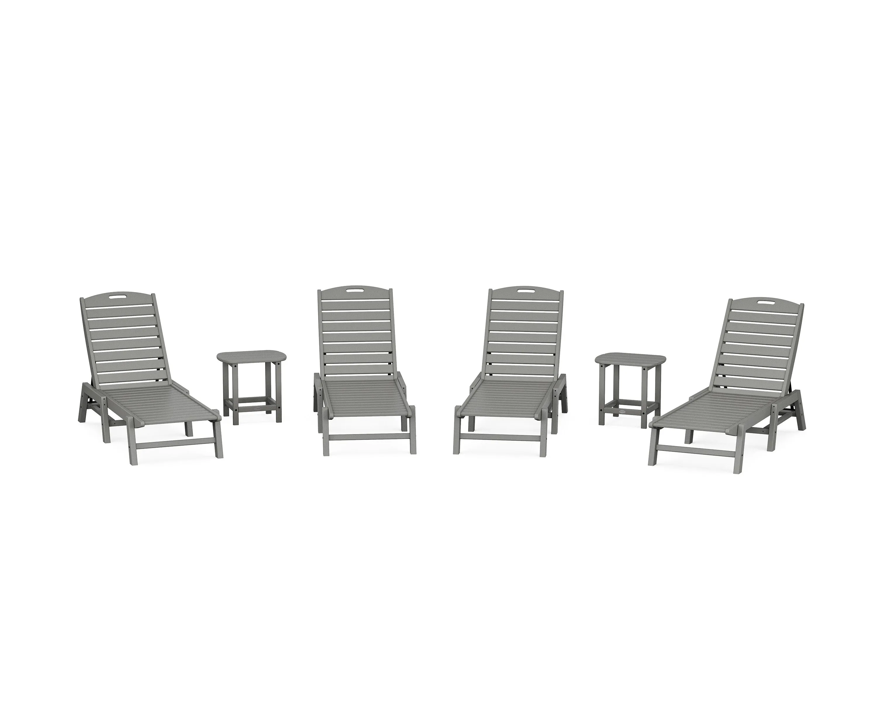 Nautical Chaise 6-Piece Setoutdoor patio dining furniture set