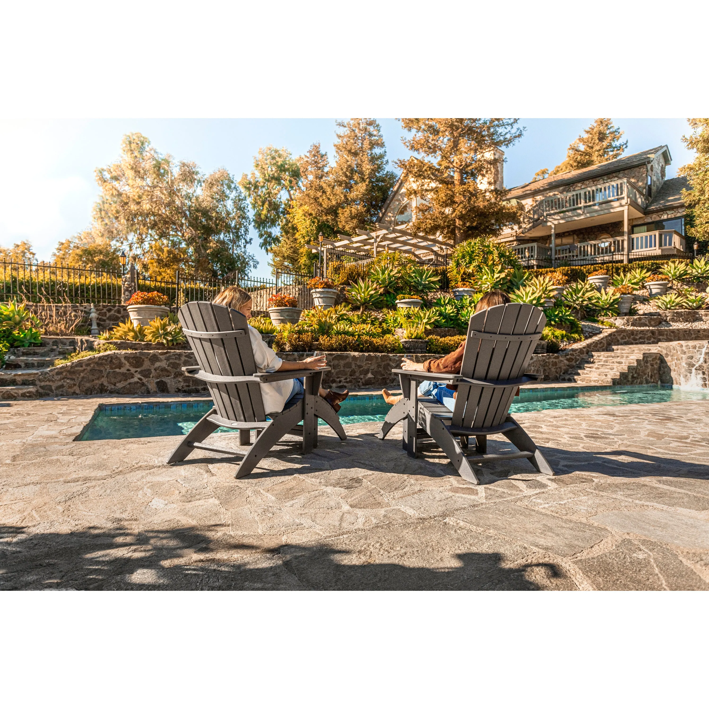 Nautical Curveback Adirondack Chair