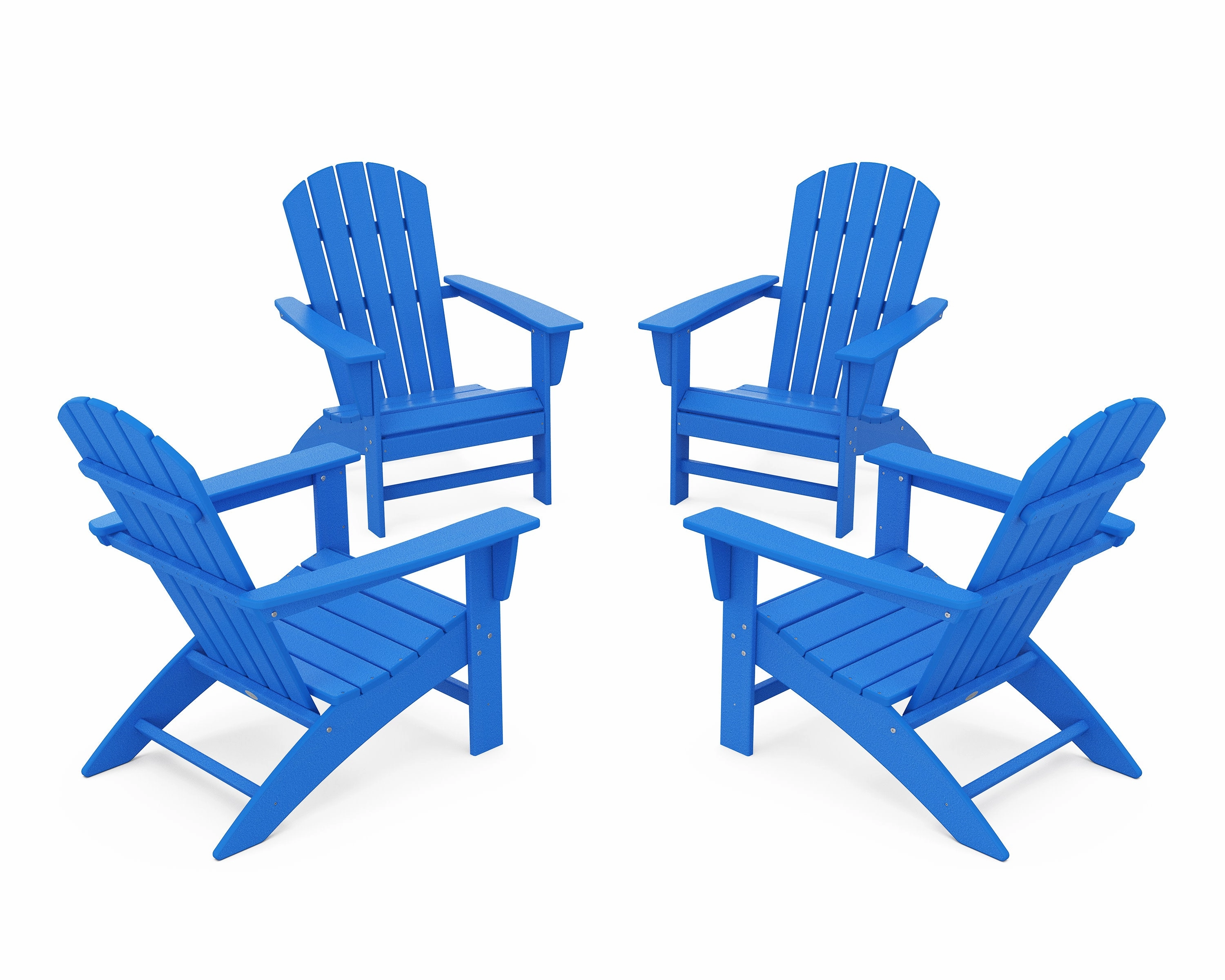 Nautical 4-Piece Adirondack Conversation Set