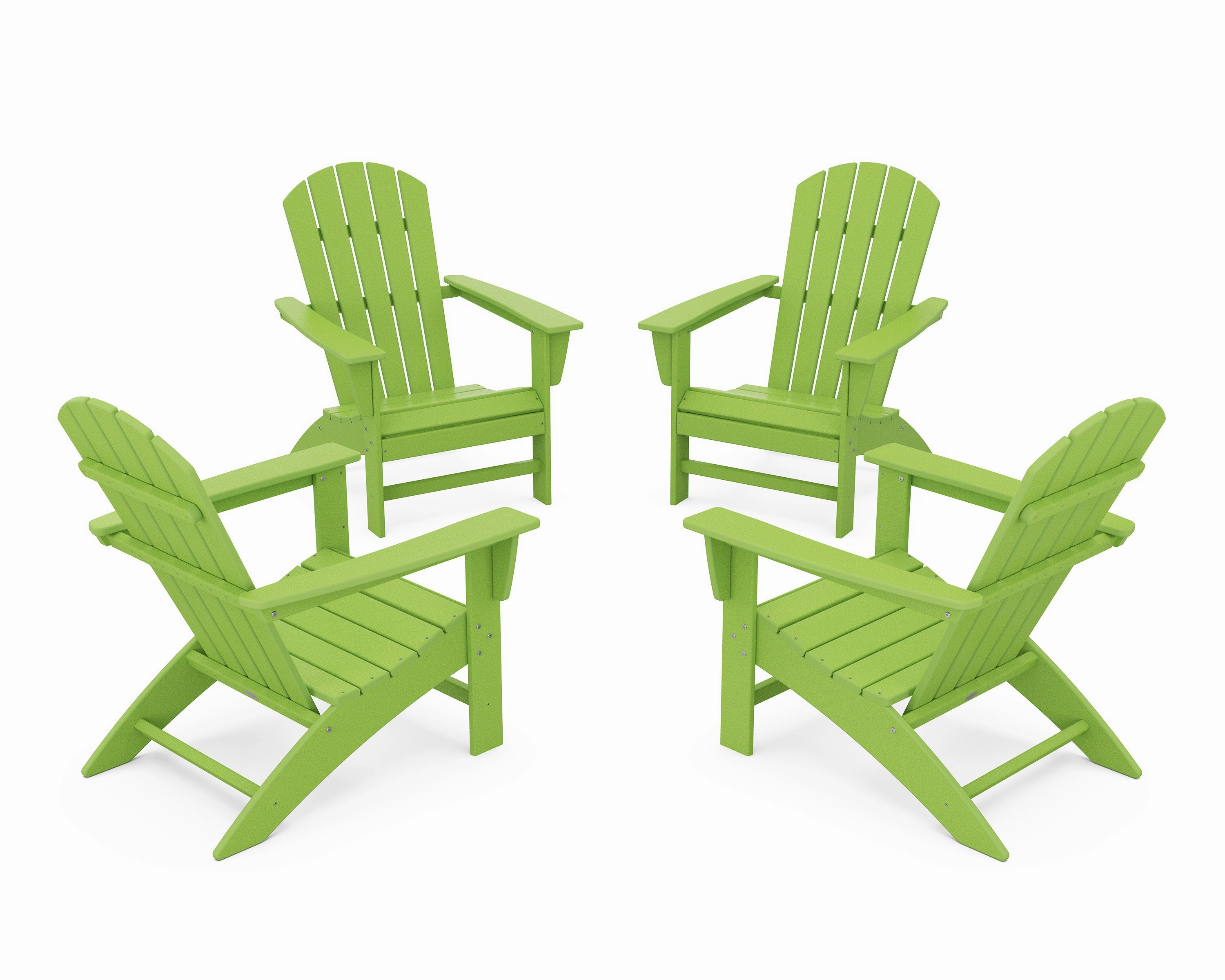 Nautical 4-Piece Adirondack Conversation Set