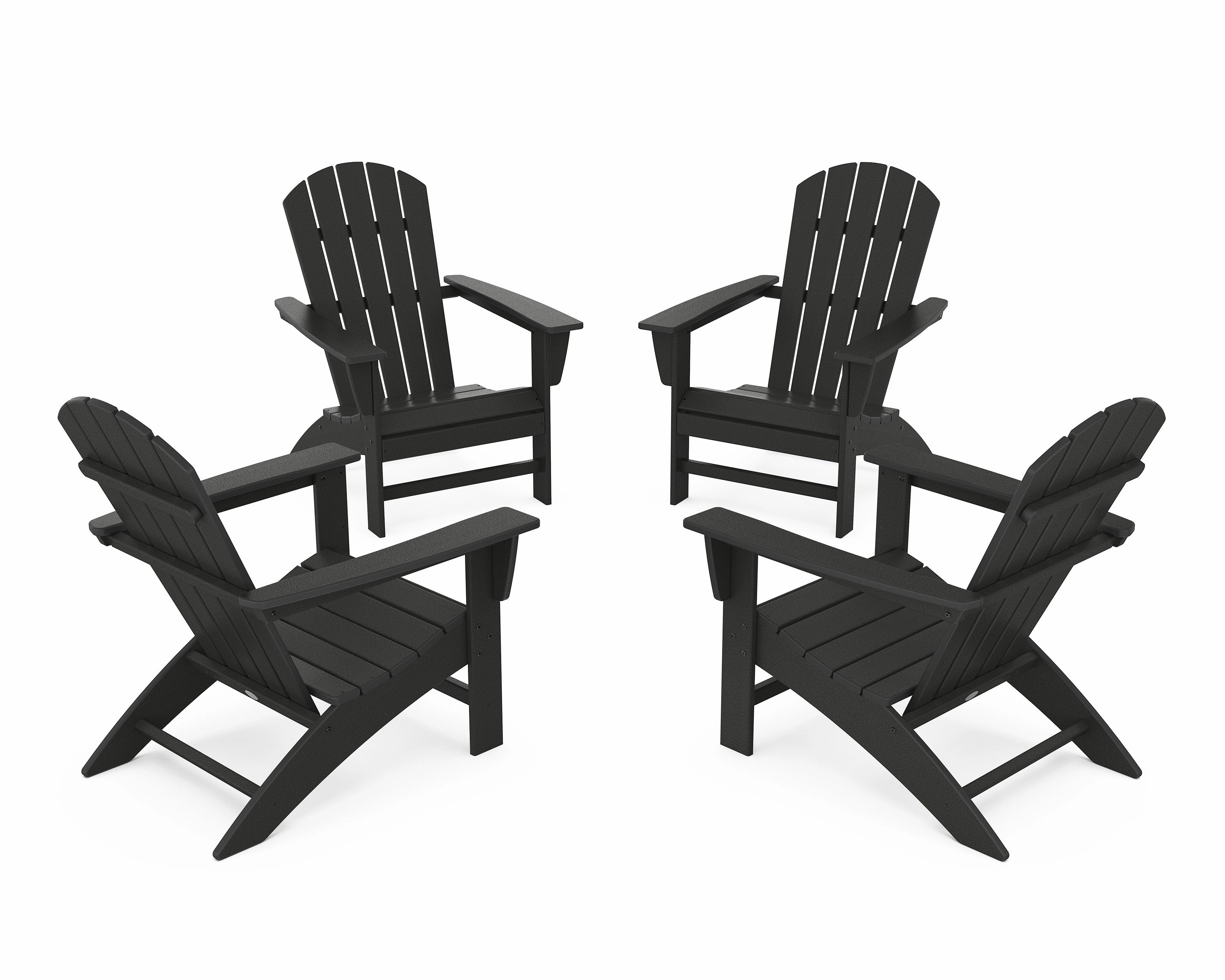 Nautical 4-Piece Adirondack Conversation Set