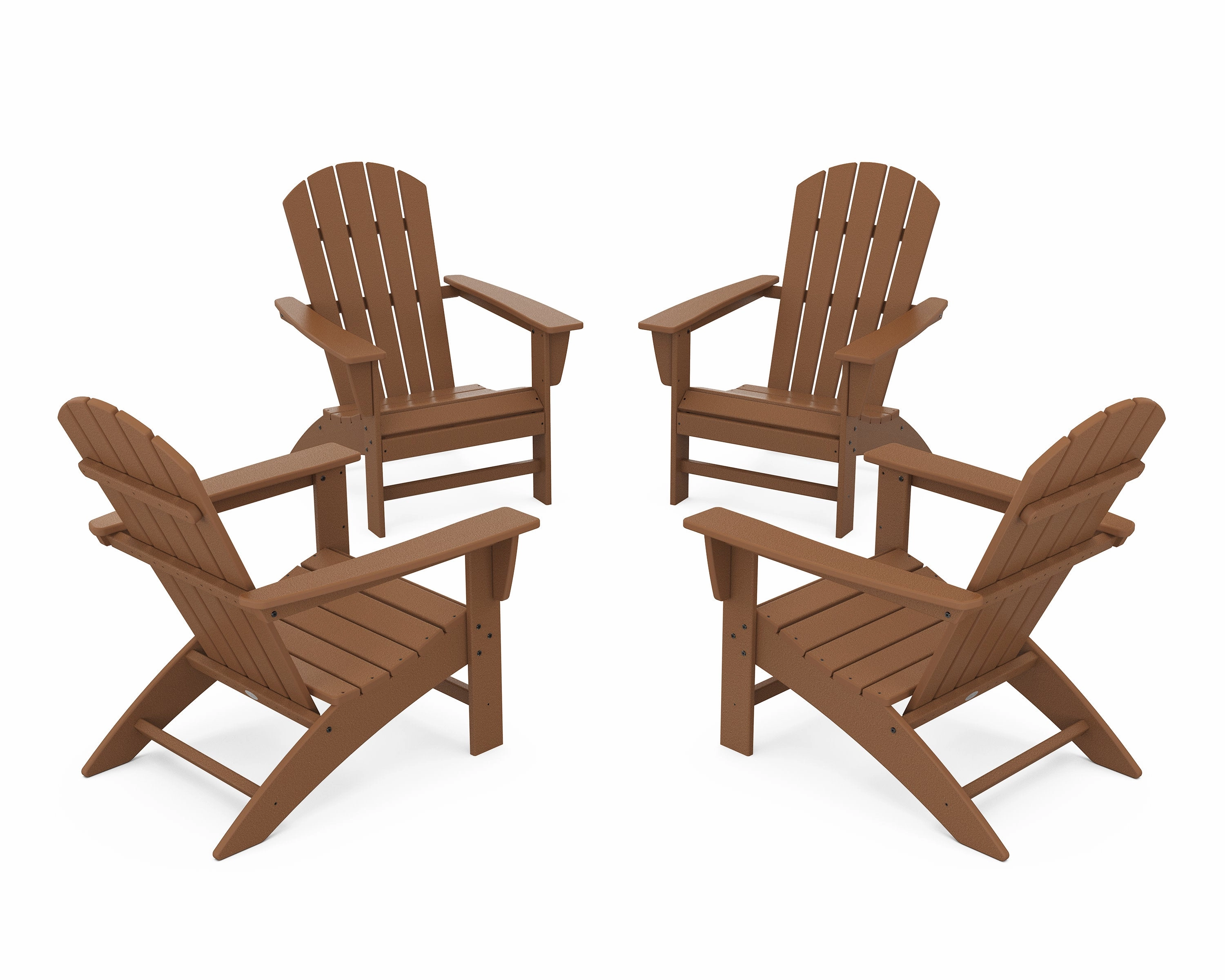 Nautical 4-Piece Adirondack Conversation Set