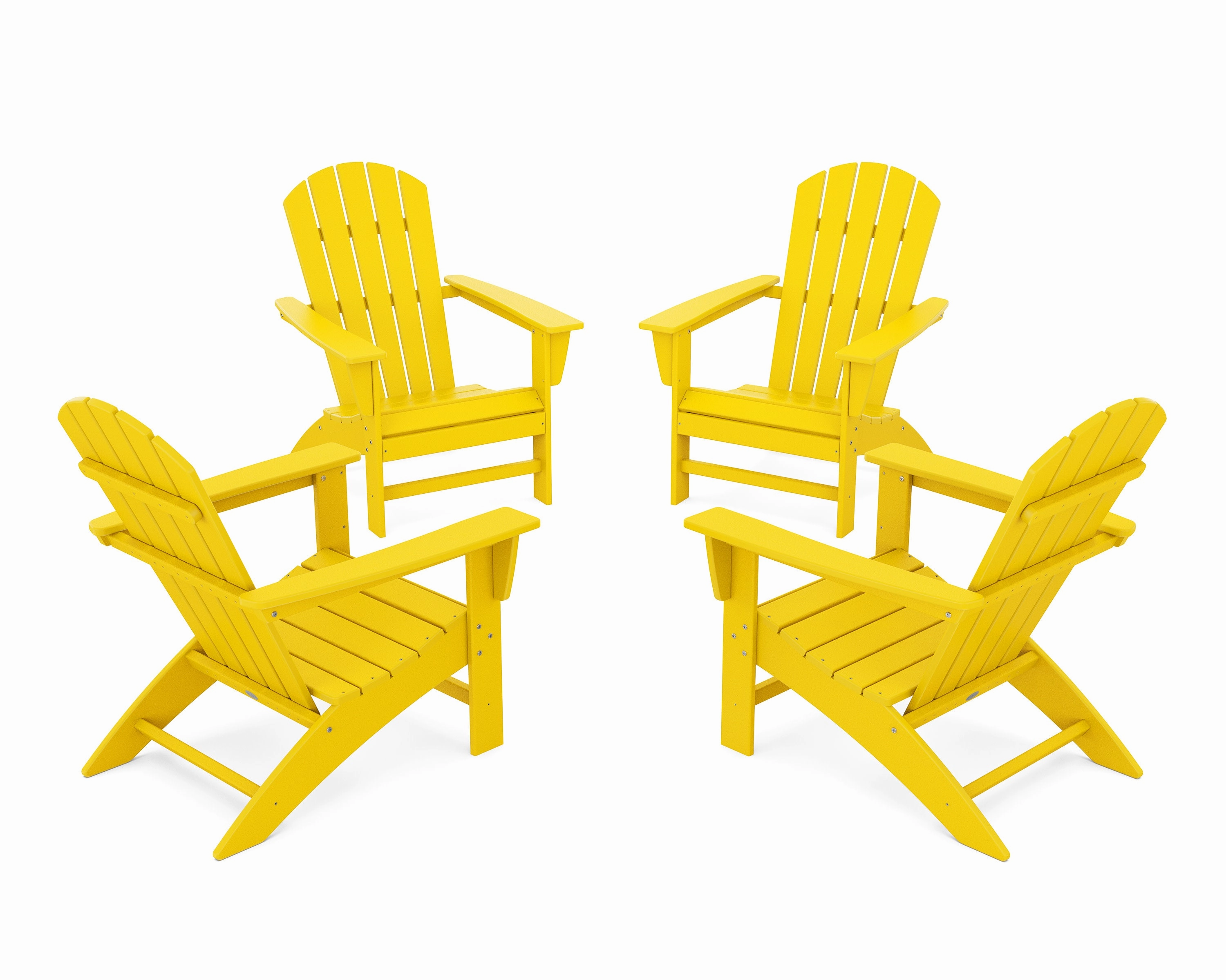 Nautical 4-Piece Adirondack Conversation Set