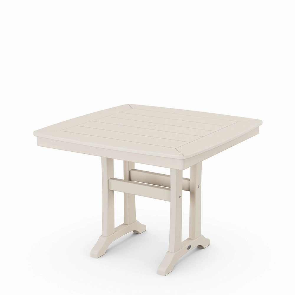 Nautical Trestle 37" Dining TableHDPE eco-friendly polywood furniture set