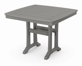 Nautical Trestle 37" Dining Tableoutdoor patio furniture set