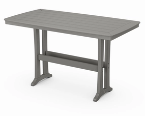 Nautical Trestle 38" x 73" Bar Tableoutdoor patio furniture set