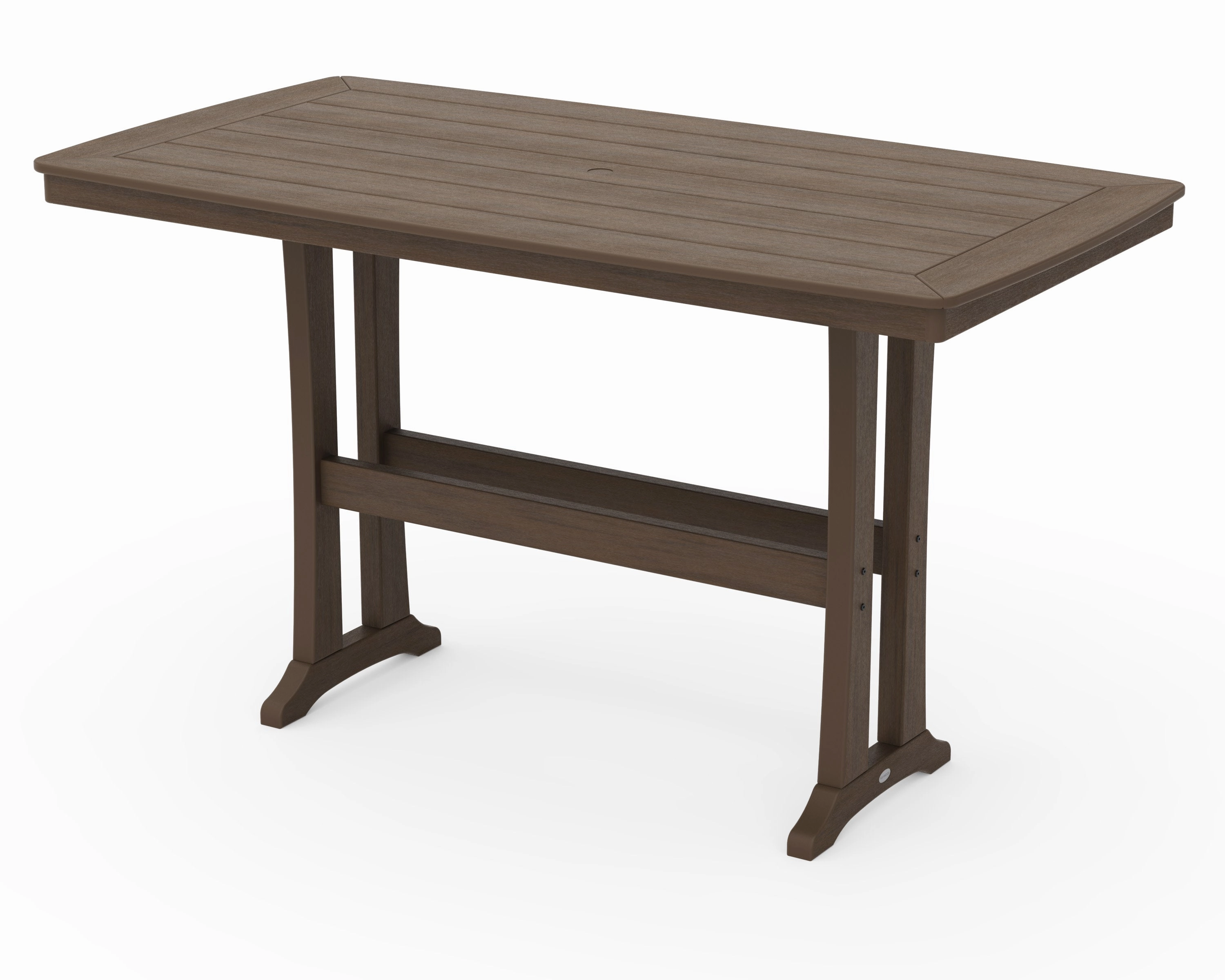 Nautical Trestle 38" x 73" Bar Table