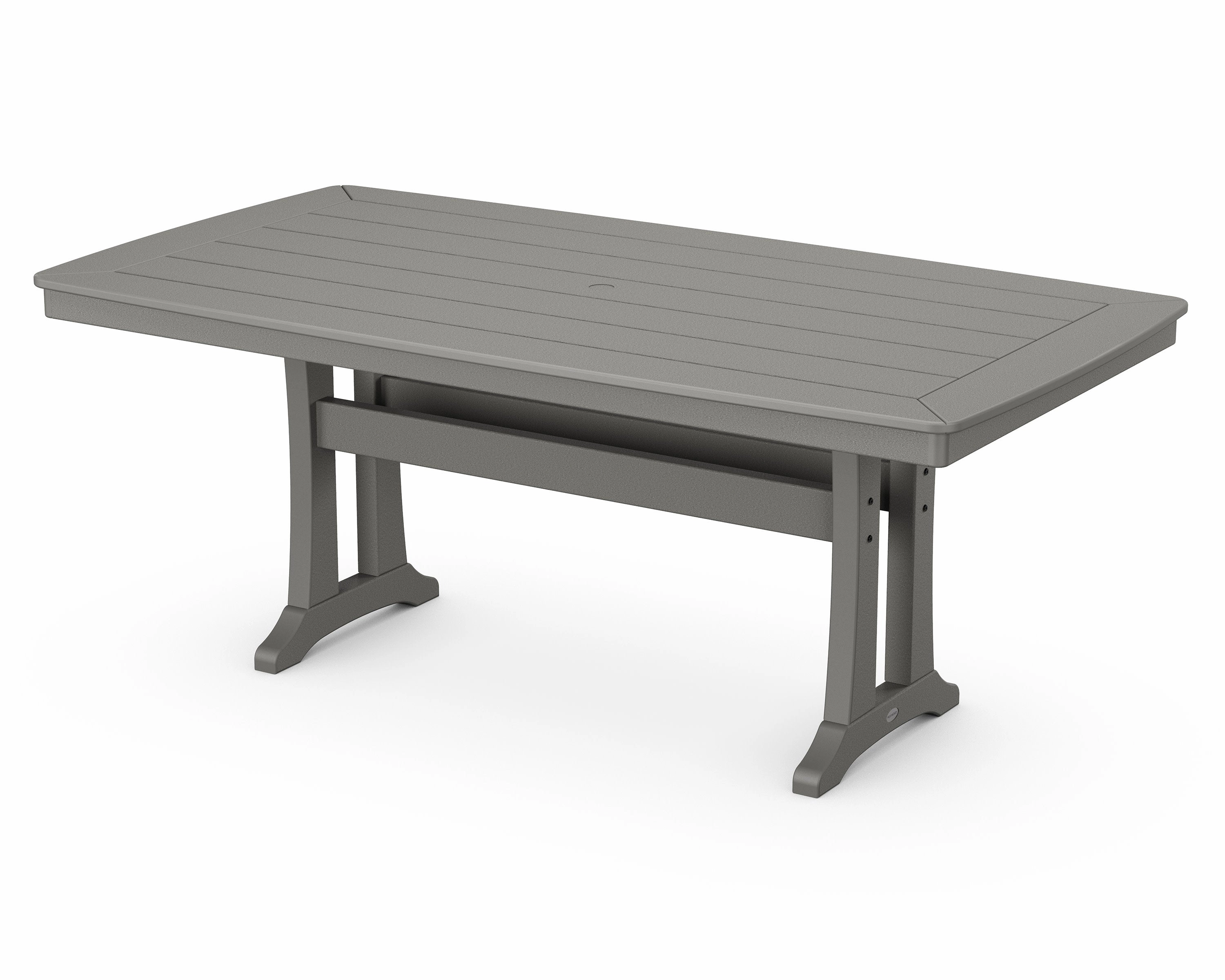 Nautical Trestle 38" x 73" Dining Tableoutdoor table for balcony or garden