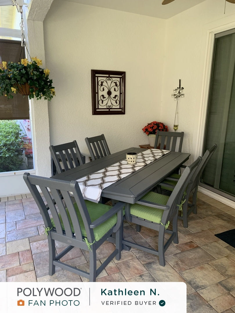 Nautical Trestle 38" x 73" Dining Table