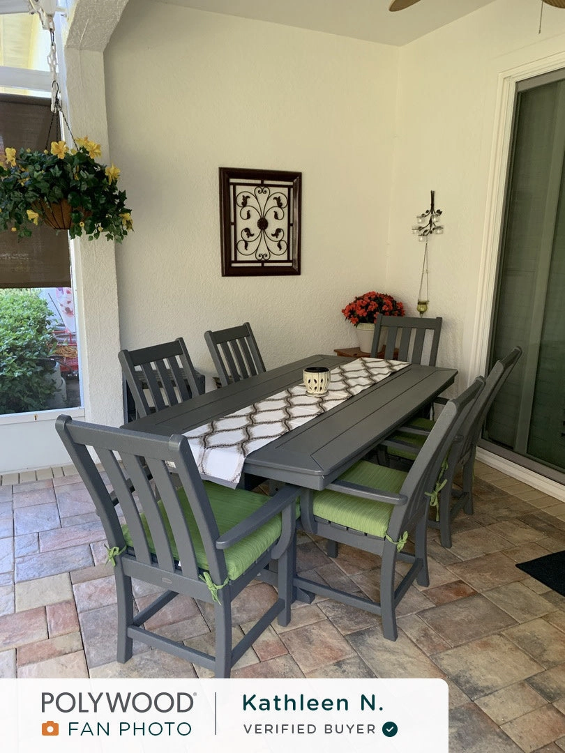 Nautical Trestle 38" x 73" Dining Table