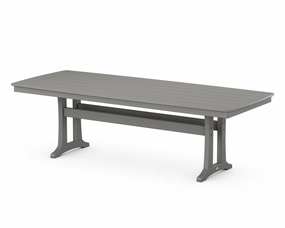 Nautical Trestle 39" x 97" Dining Tableoutdoor patio furniture set