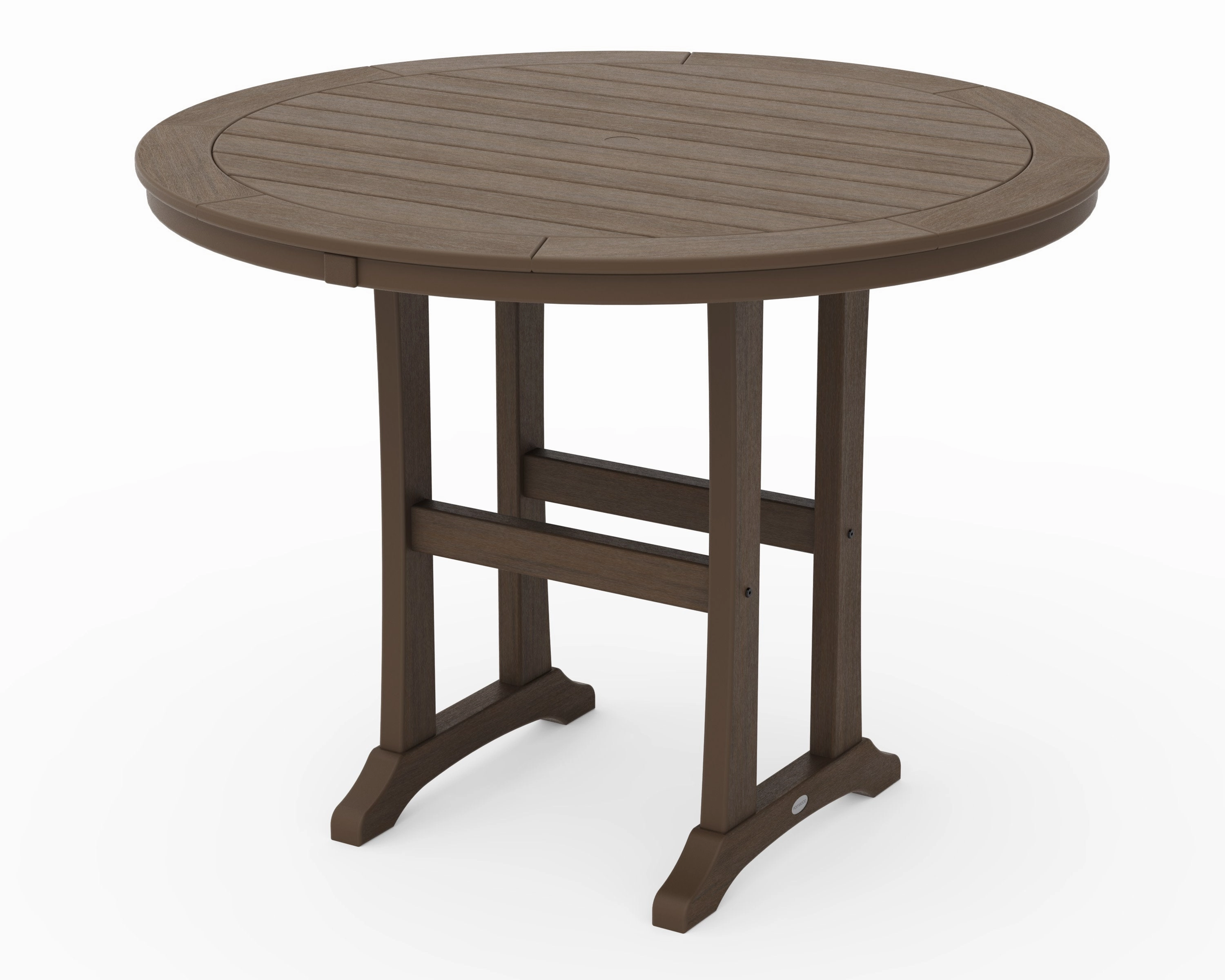 Nautical Trestle 48" Round Counter Table