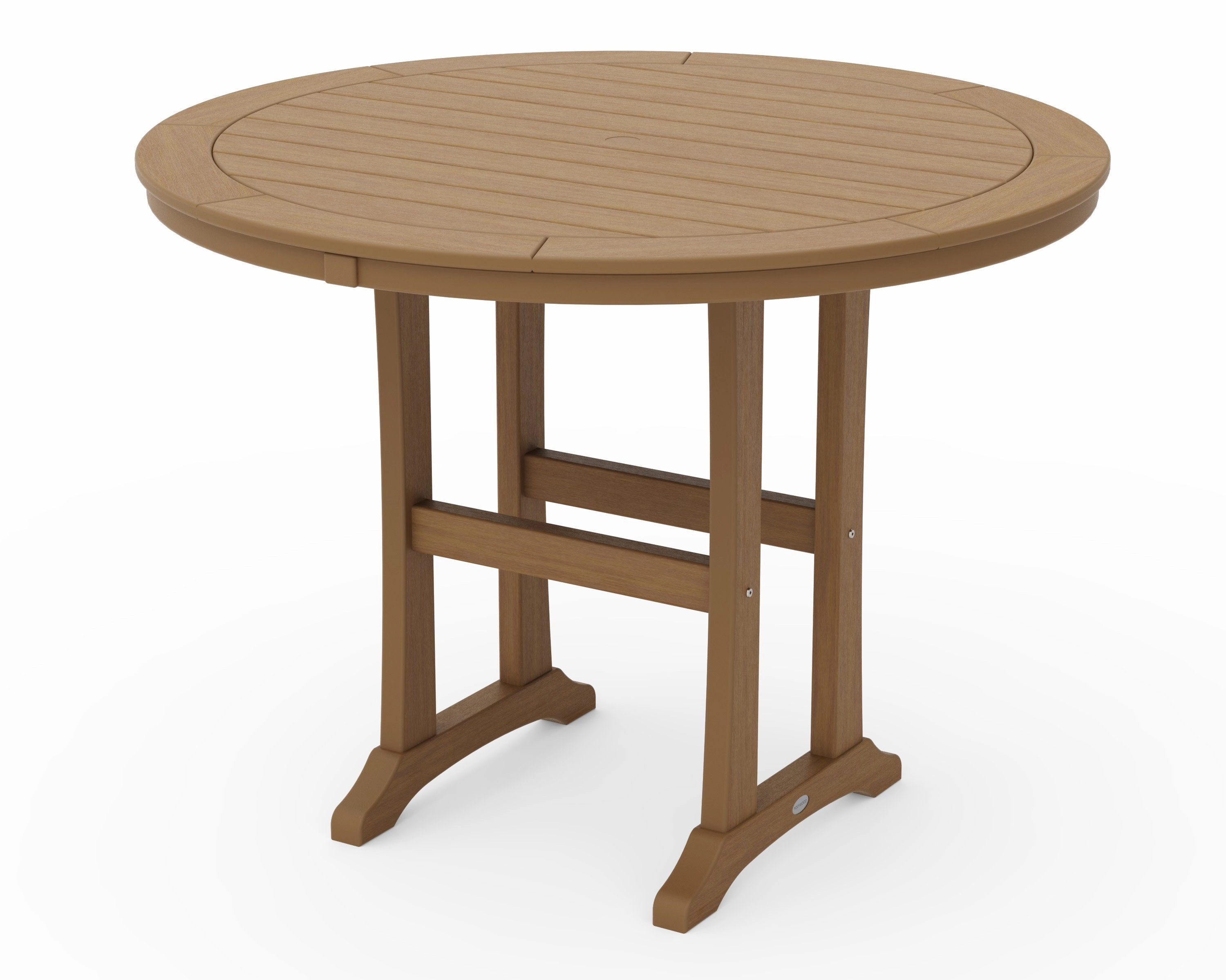 Nautical Trestle 48" Round Counter Table