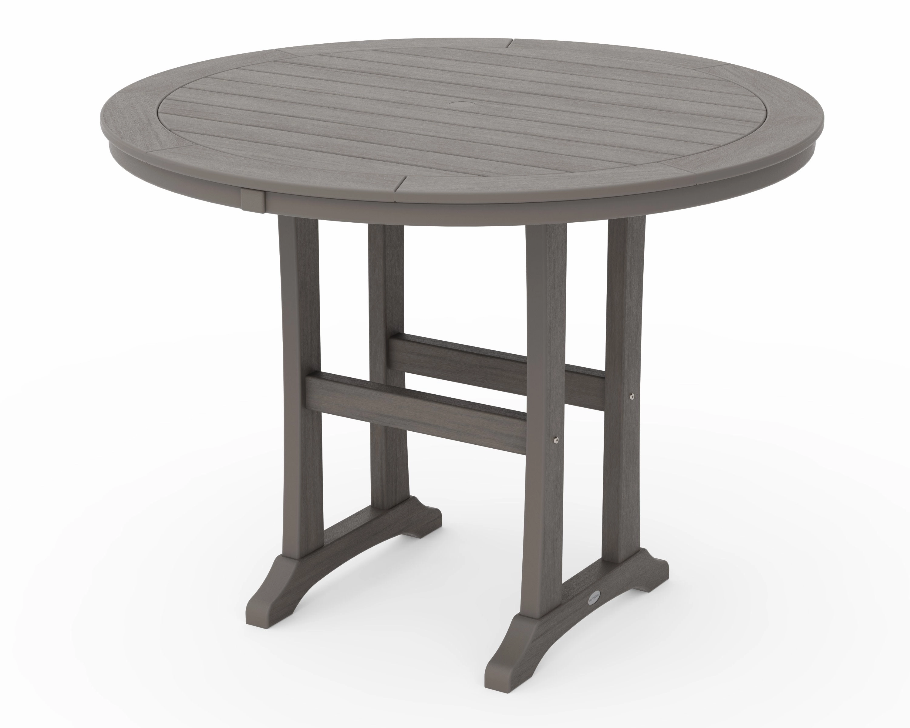Nautical Trestle 48" Round Counter Table