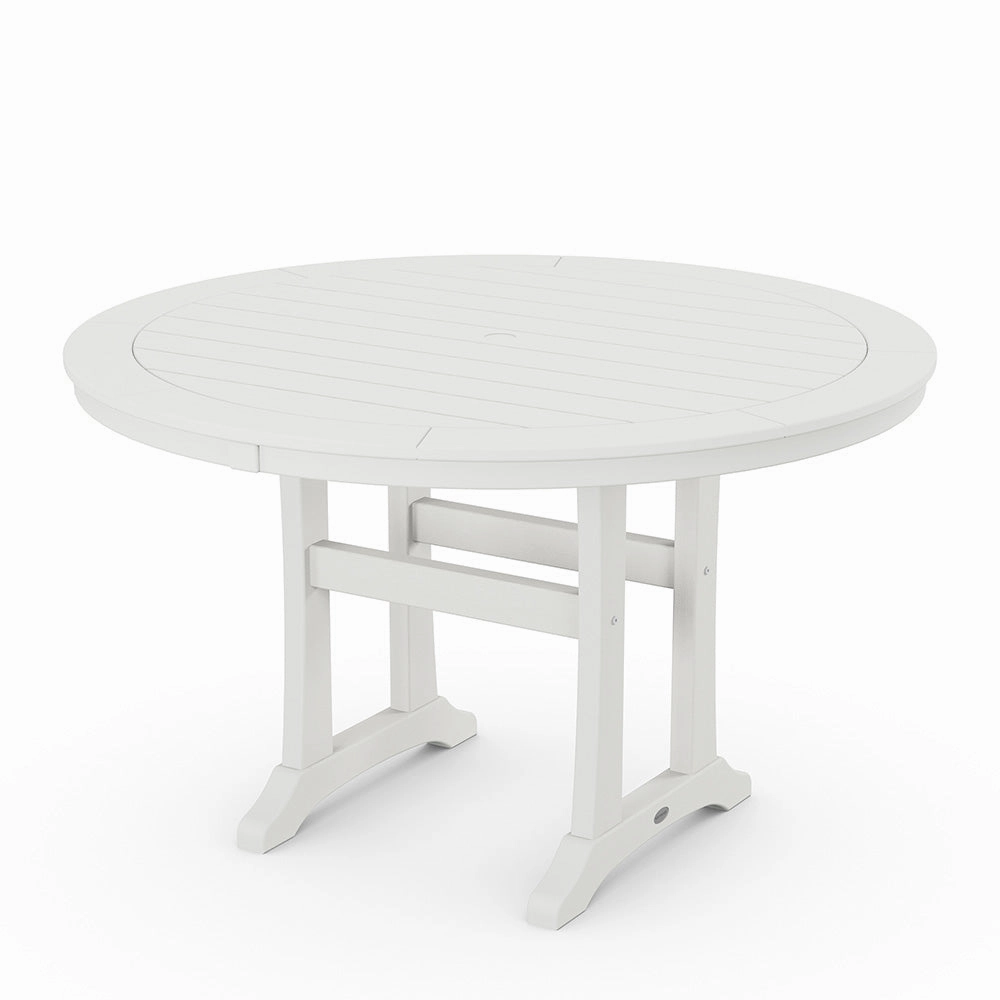 Nautical Trestle 48" Round Dining Table