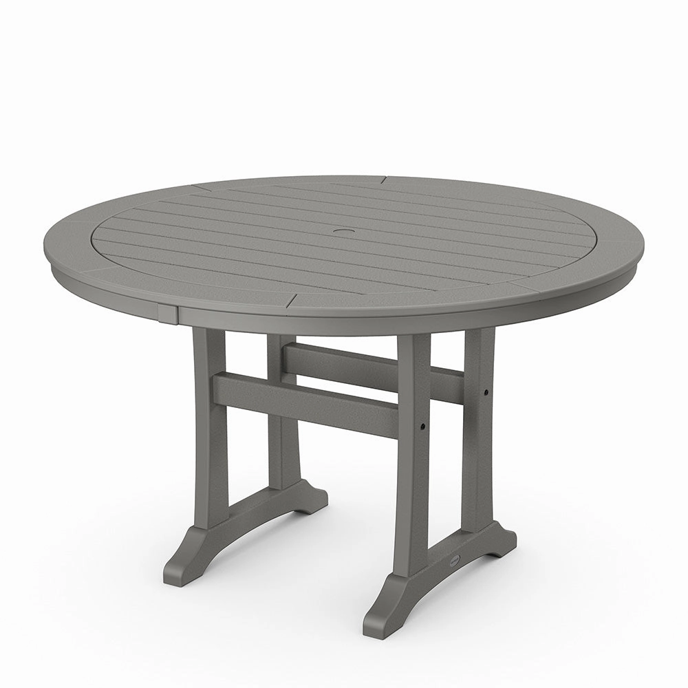 Nautical Trestle 48" Round Dining Table