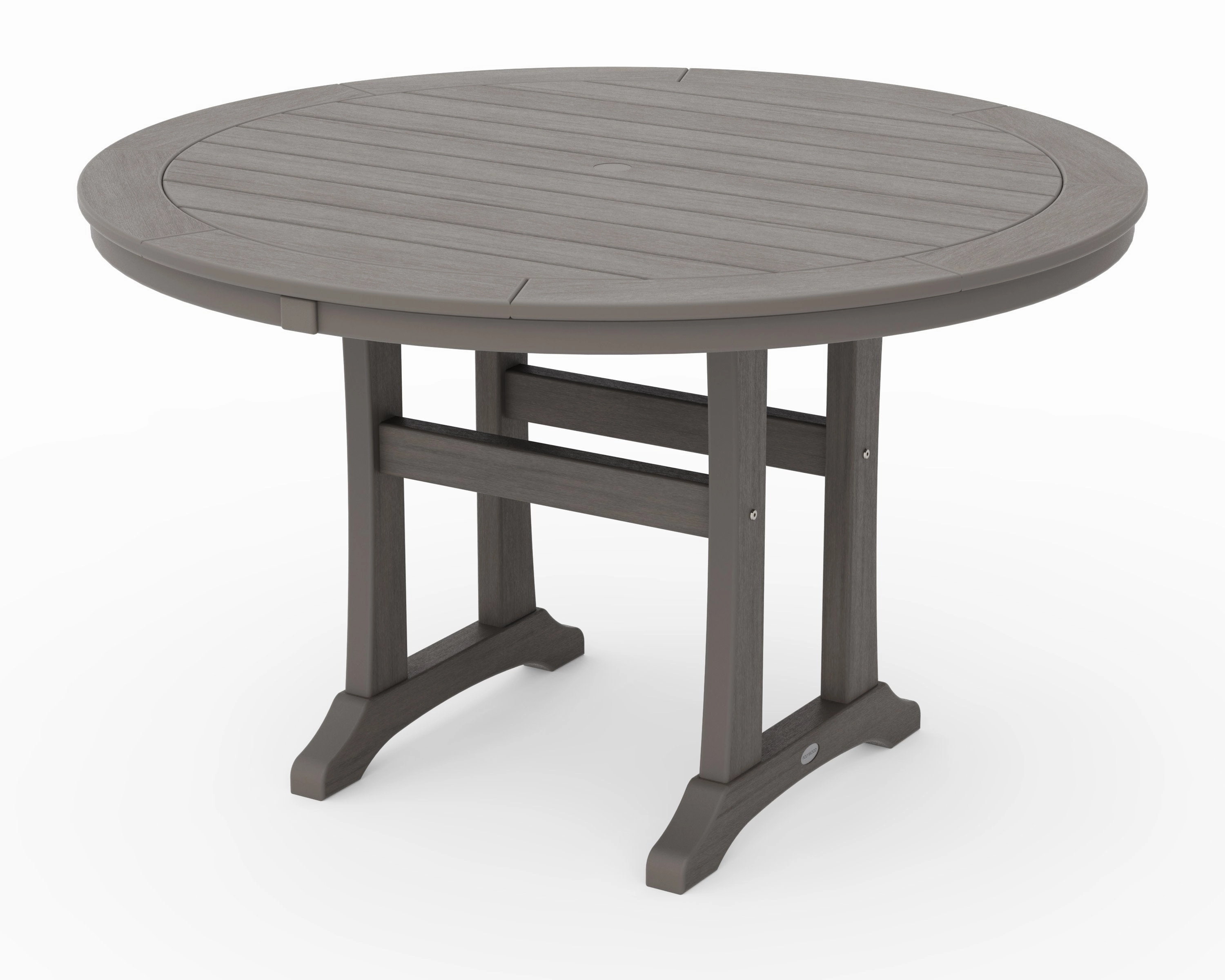 Nautical Trestle 48" Round Dining Table