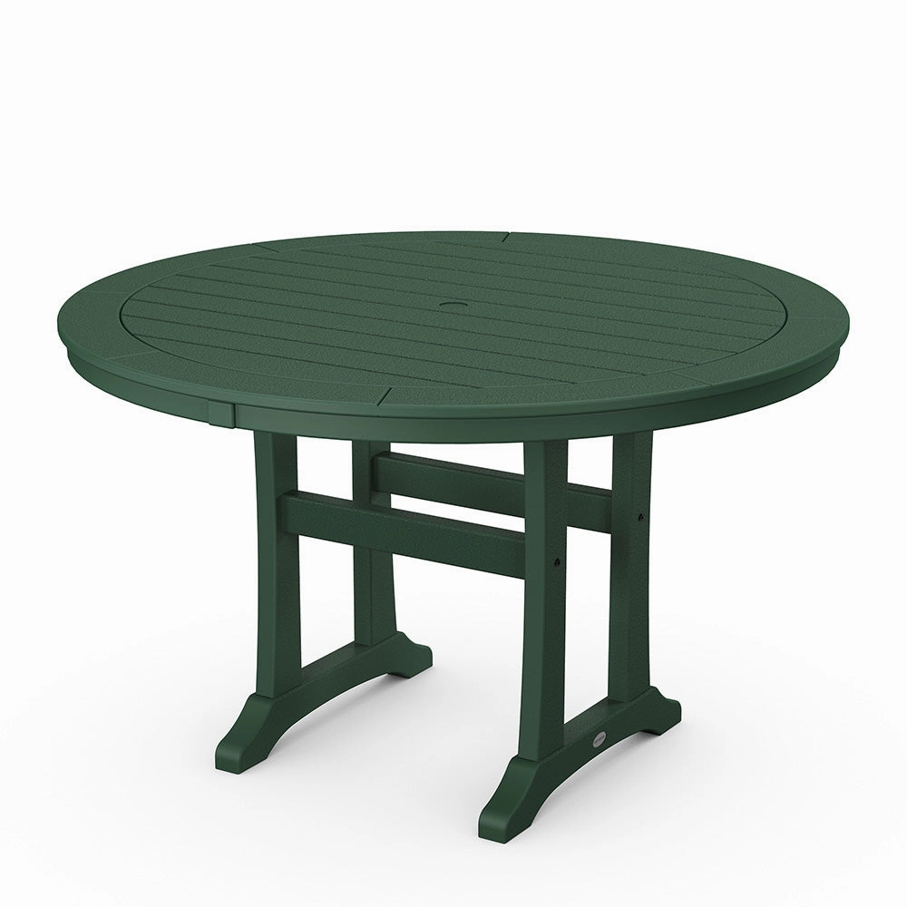 Nautical Trestle 48" Round Dining Table
