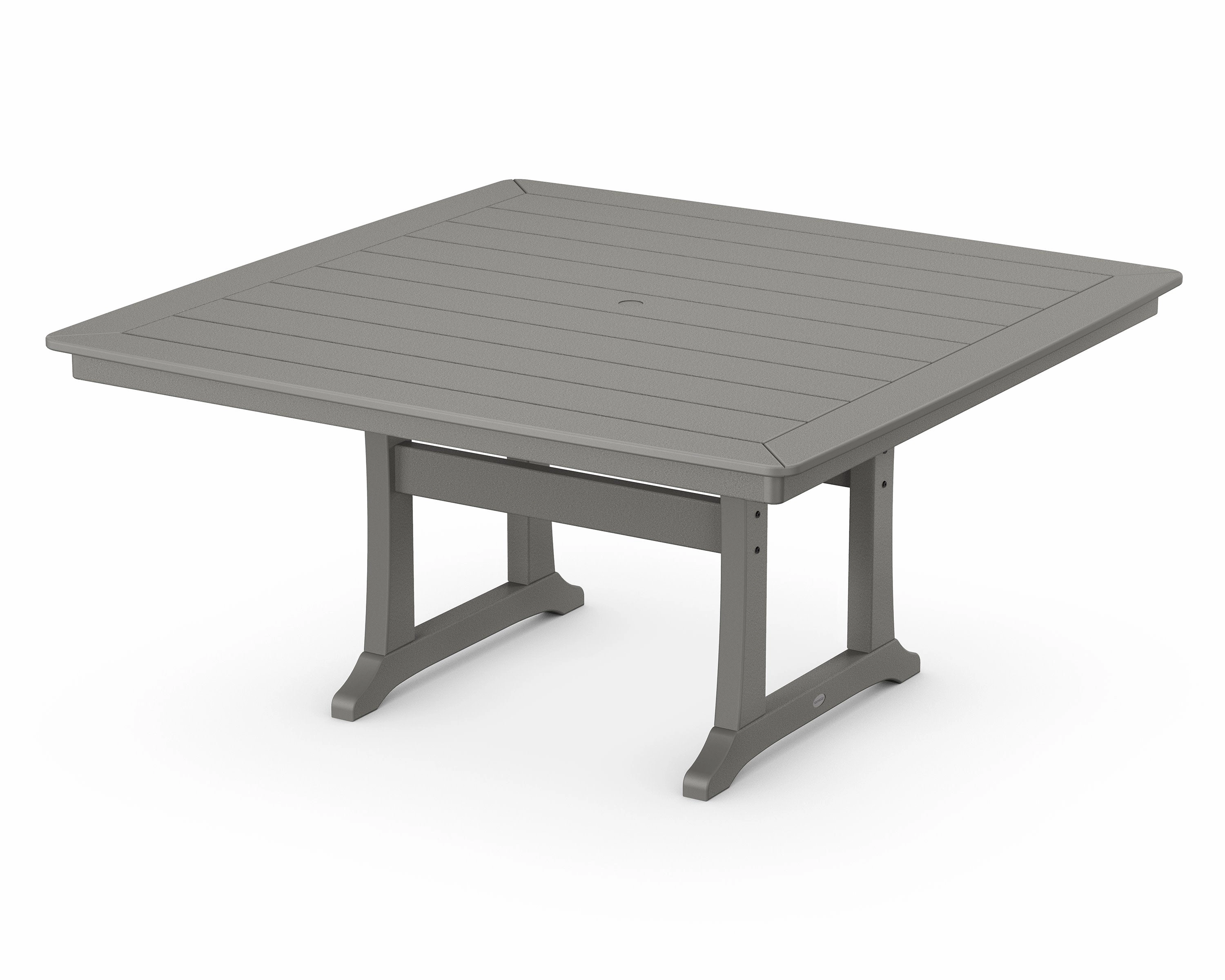Nautical Trestle 59" Dining Tableoutdoor table for balcony or garden