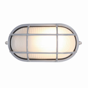 Nauticus Dual Mount LED Bulkhead SatinOutdoor wall sconces with motion sensor