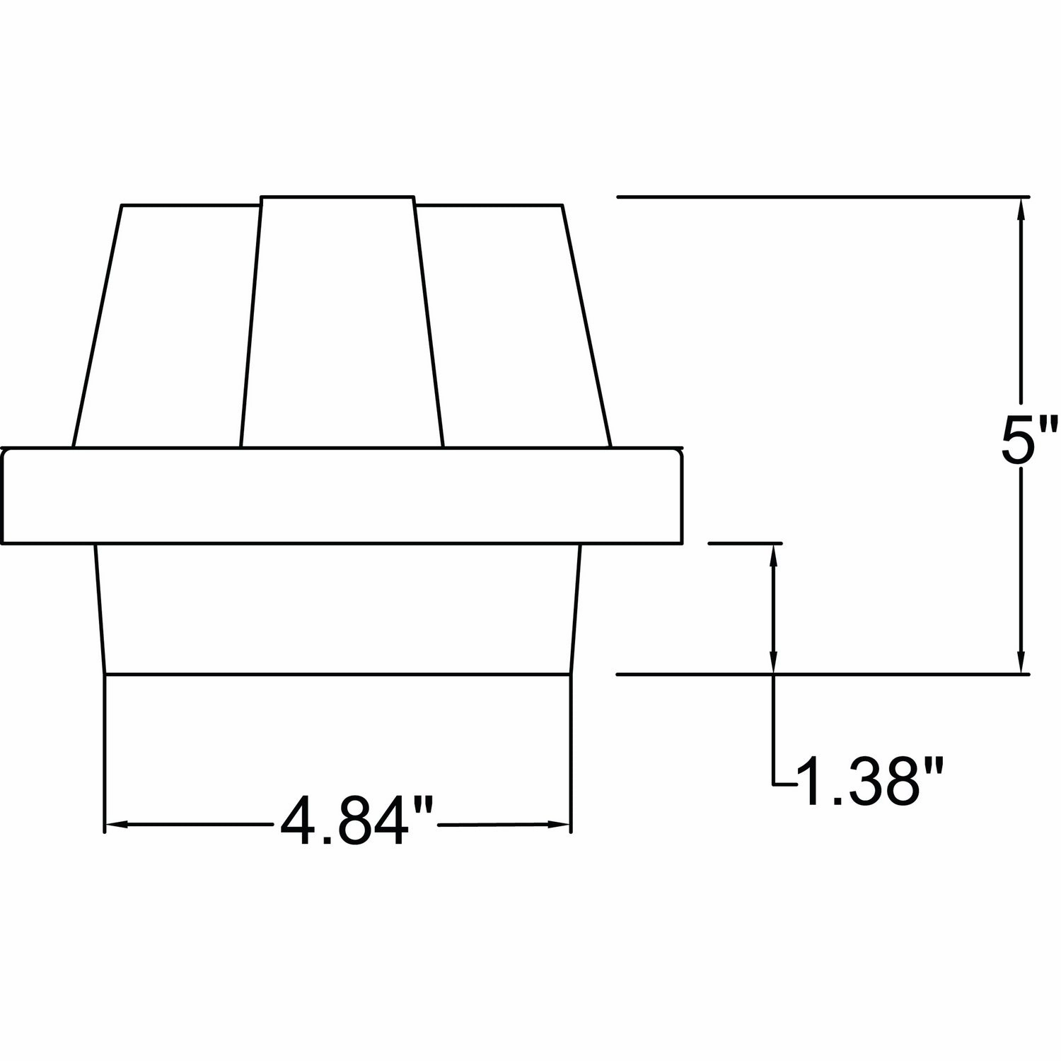 Neptune LED Bulkhead Satin
