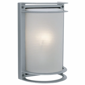 Nevis LED Bulkhead SatinOutdoor wall sconces with motion sensor