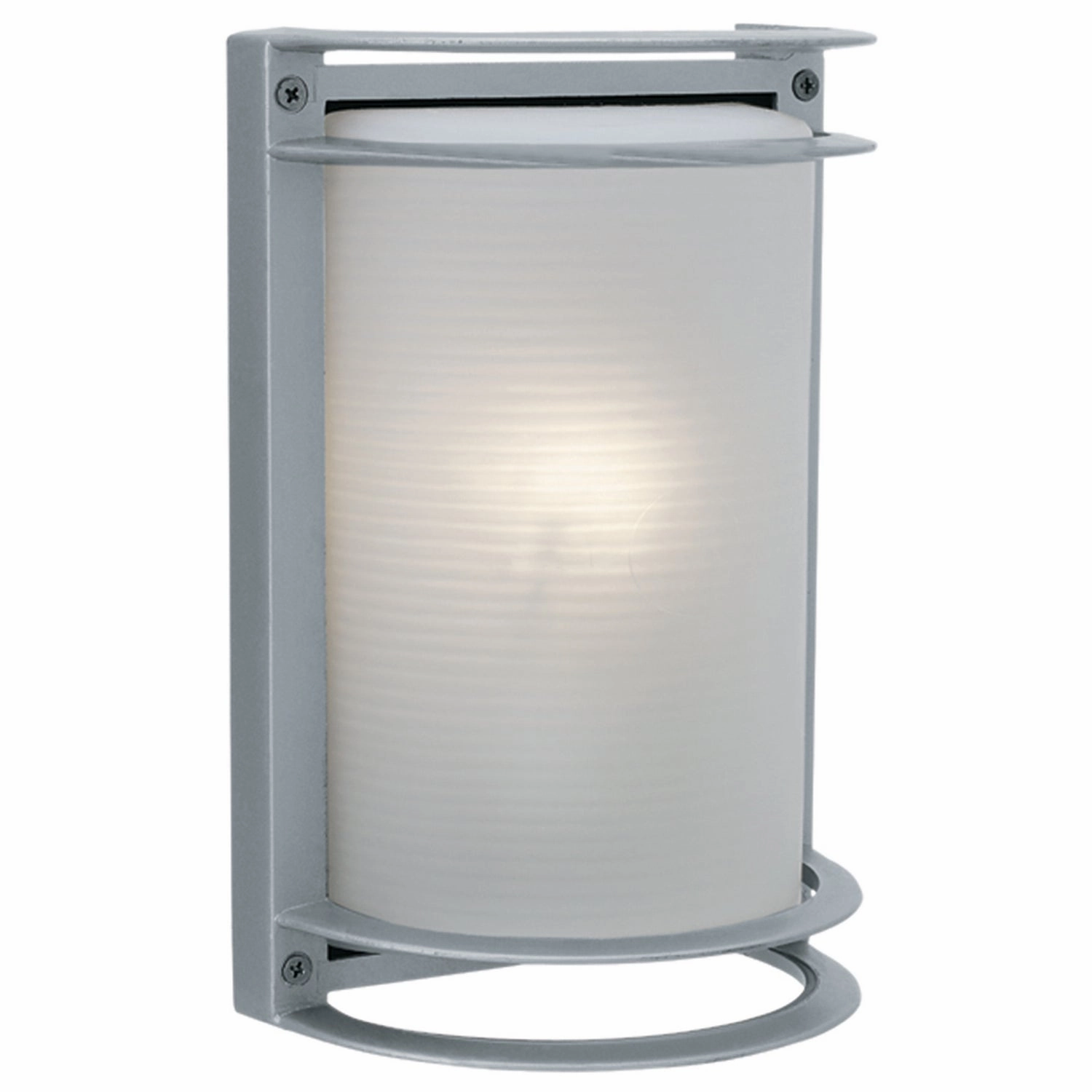 Nevis LED Bulkhead SatinOutdoor wall sconces with motion sensor