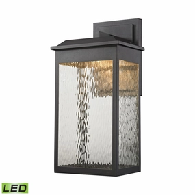 Newcastle LED Outdoor Wall Sconce Textured Matte BlackOutdoor wall sconces with motion sensor