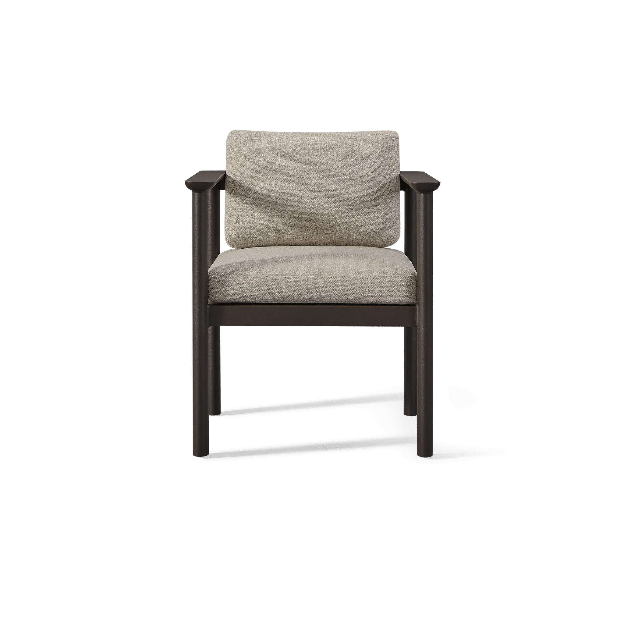 Newport Aluminum Dining Chairoutdoor dining chair with armrests