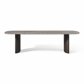 Newport Aluminum Dining Table 108"outdoor table for balcony or garden