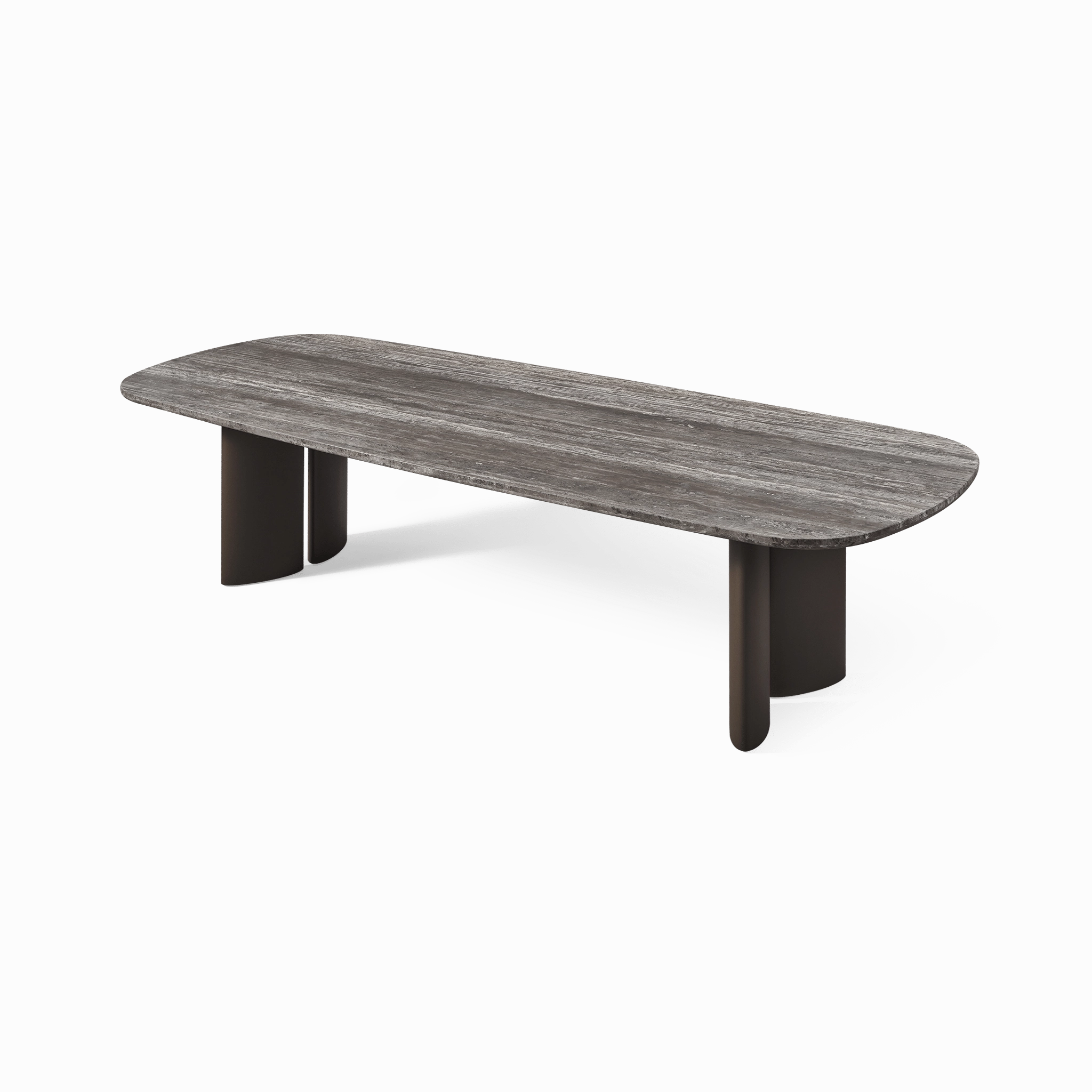 Newport Aluminum Dining Table 108"