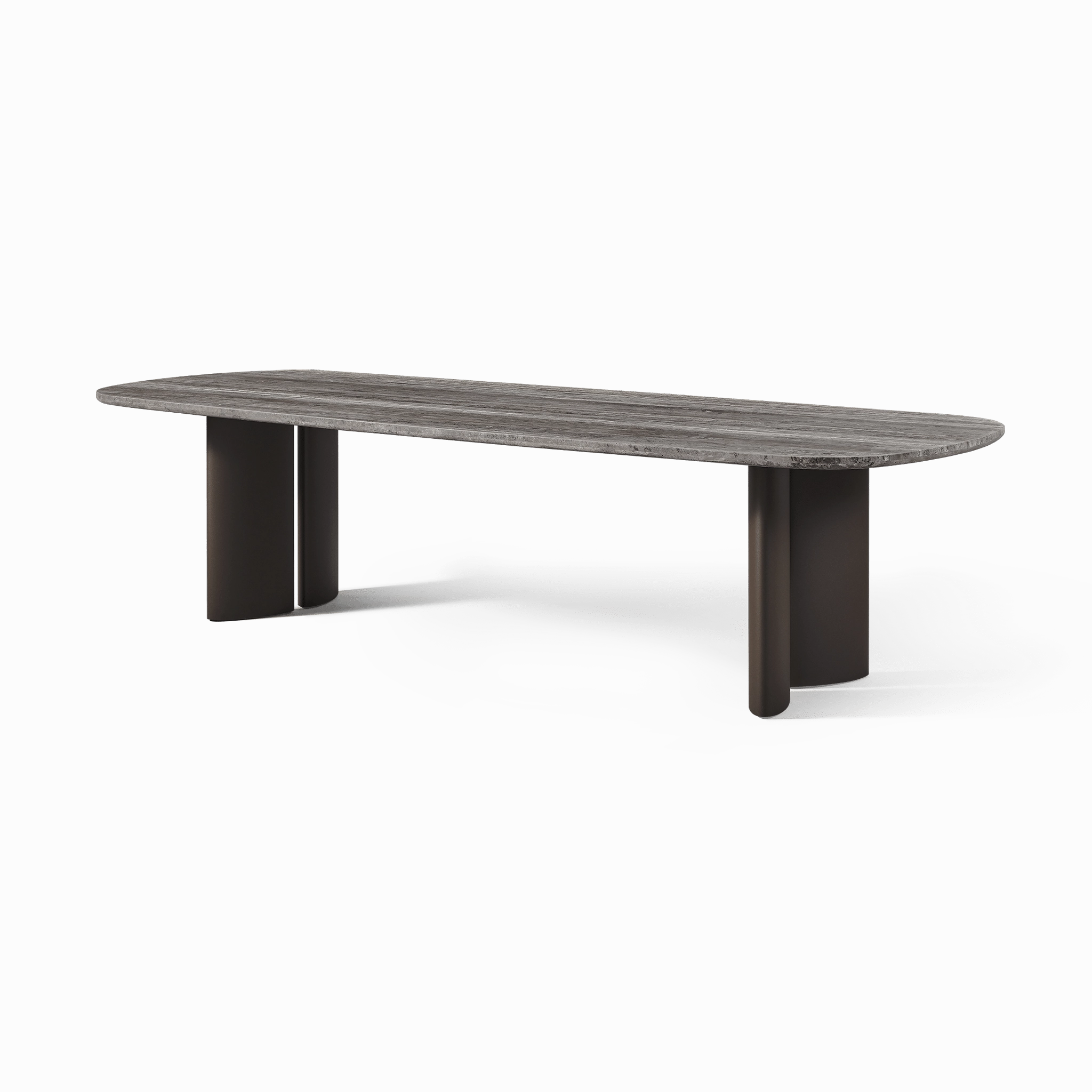Newport Aluminum Dining Table 108"