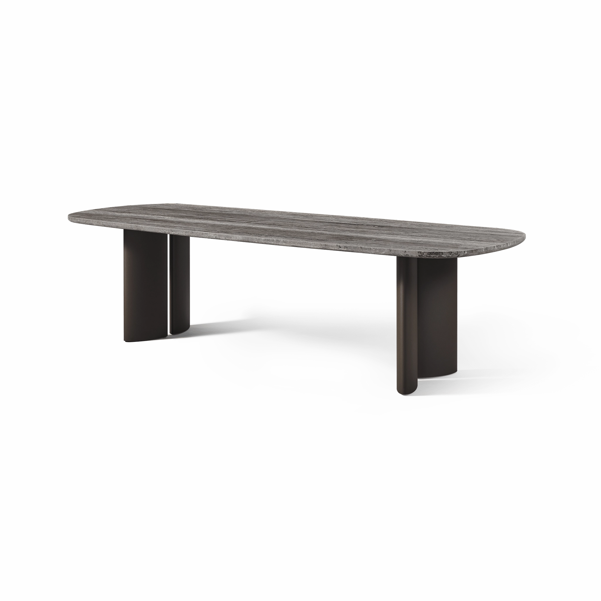Newport Aluminum Dining Table 84"