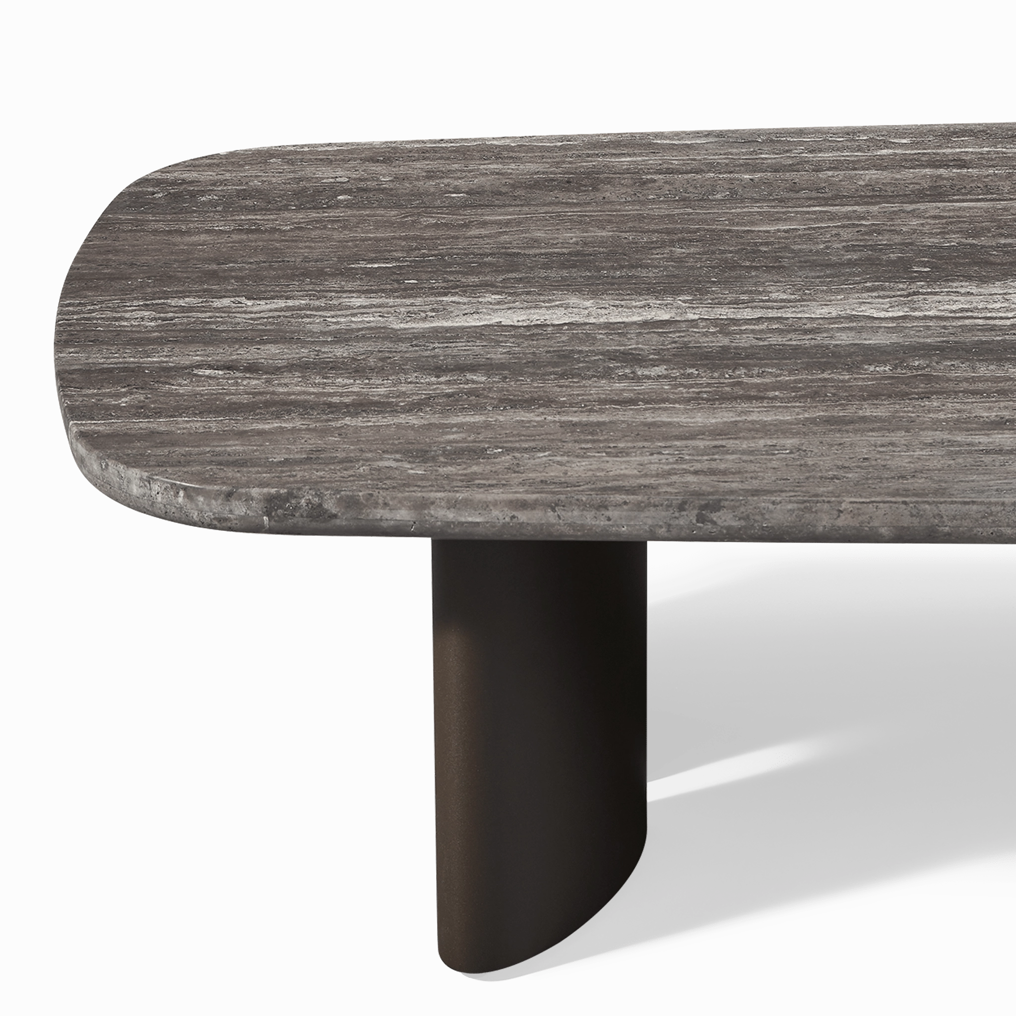Newport Aluminum Rectangle Coffee Table 76"