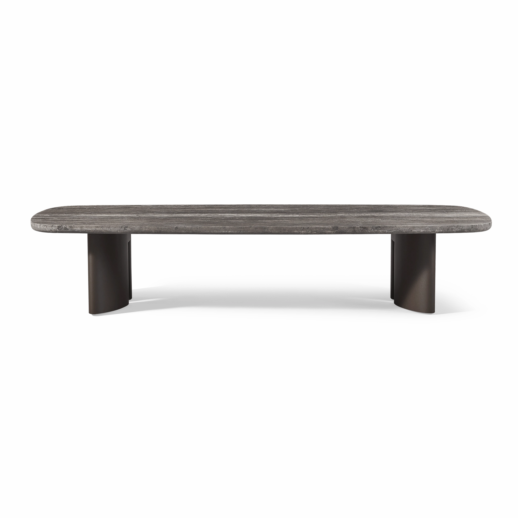 Newport Aluminum Rectangle Coffee Table 76"outdoor coffee table for patio or lounge