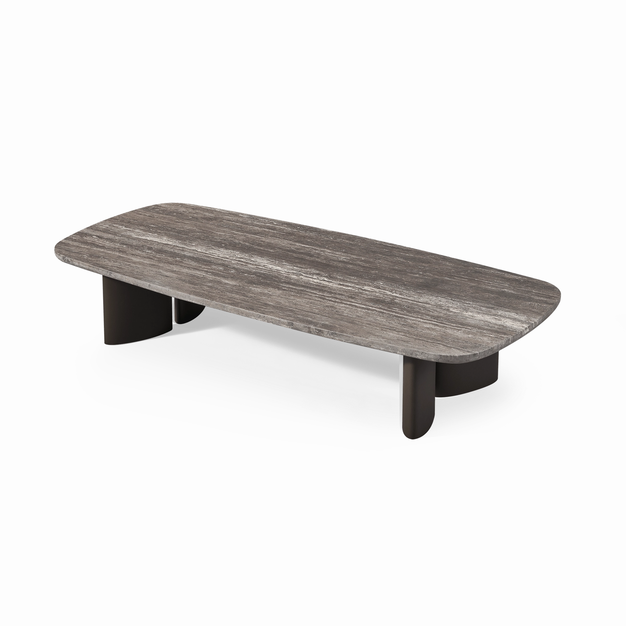 Newport Aluminum Rectangle Coffee Table 76"