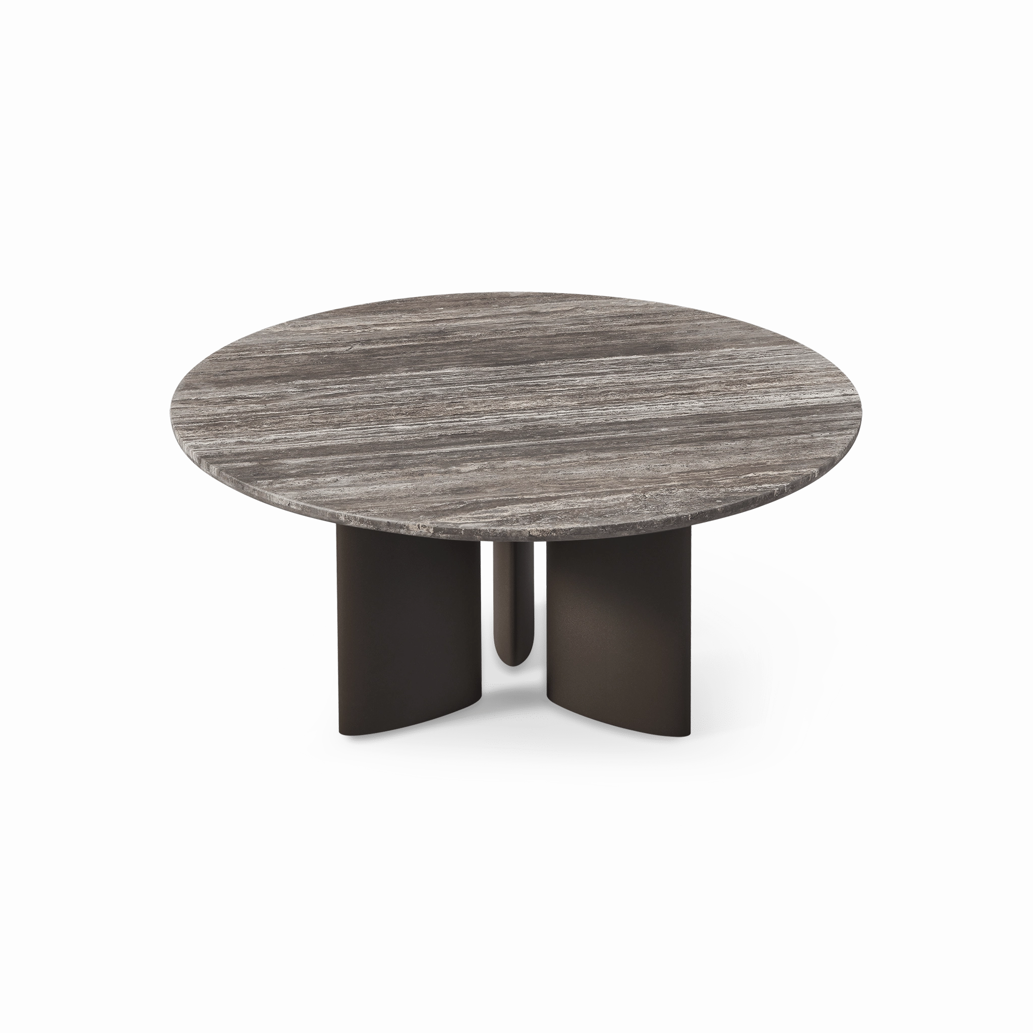 Newport Aluminum Round Dining Table 60"