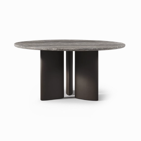 Newport Aluminum Round Dining Table 60"outdoor table for balcony or garden