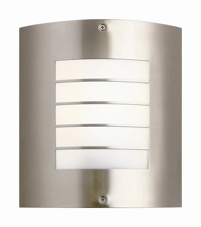 Newport One Light Outdoor Wall Mount Brushed NickelOutdoor wall sconces with motion sensor
