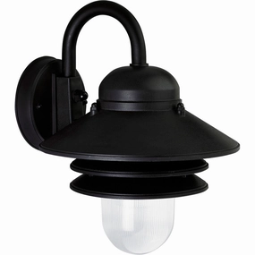 Newport One Light Wall Lantern Textured BlackOutdoor wall sconces with motion sensor