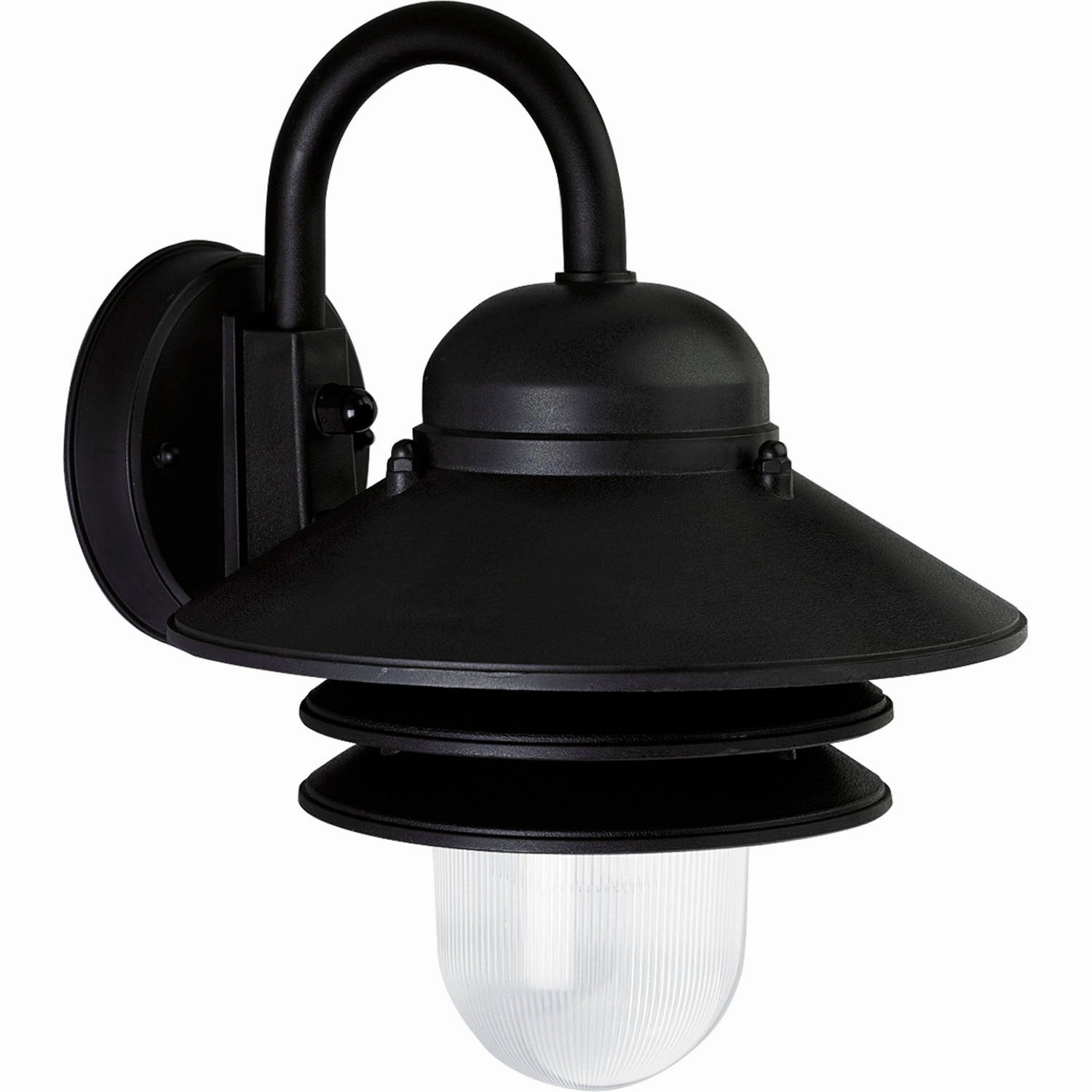 Newport One Light Wall Lantern Textured BlackOutdoor wall sconces with motion sensor